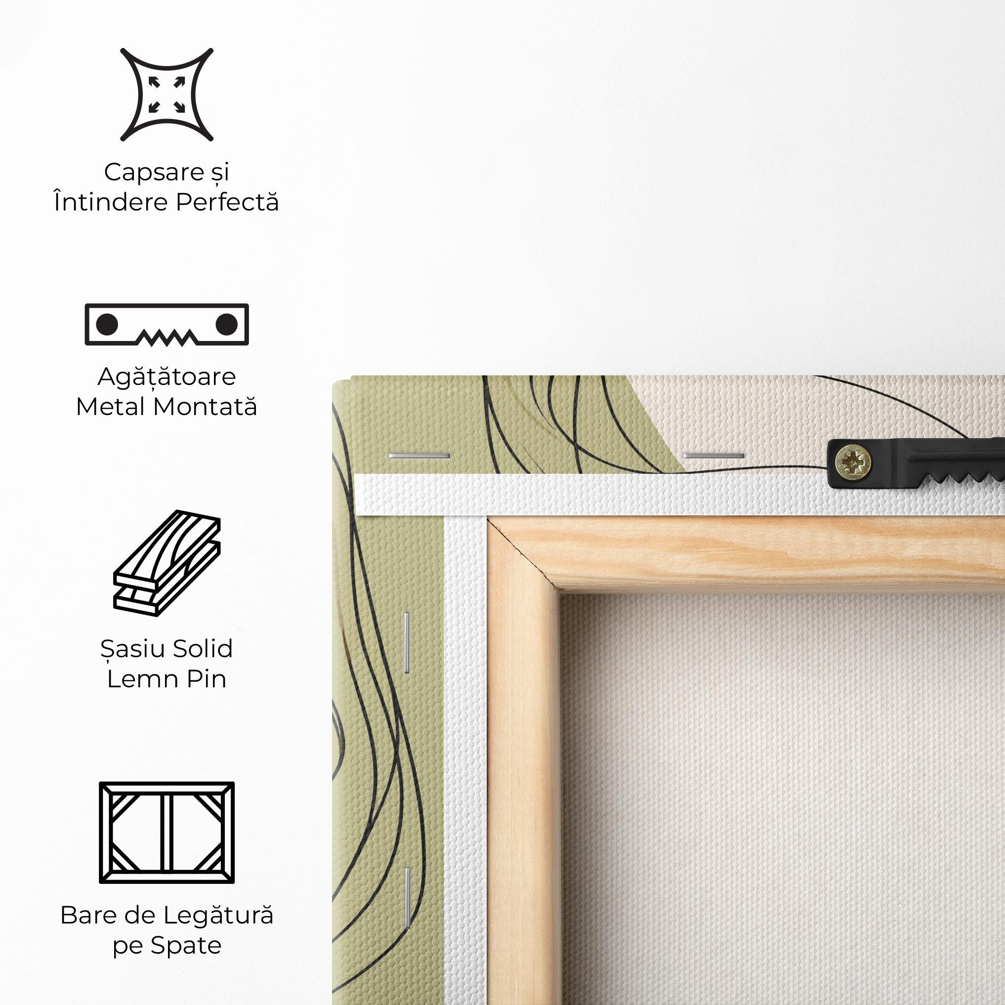 Tablou Canvas Cream Womans Face mockup 5