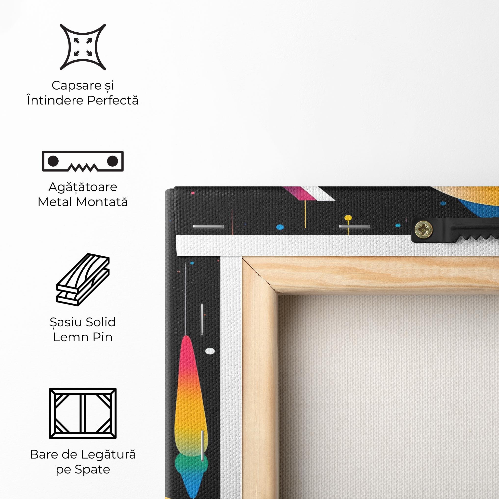 Tablou Canvas Dreamy Night Female mockup 5