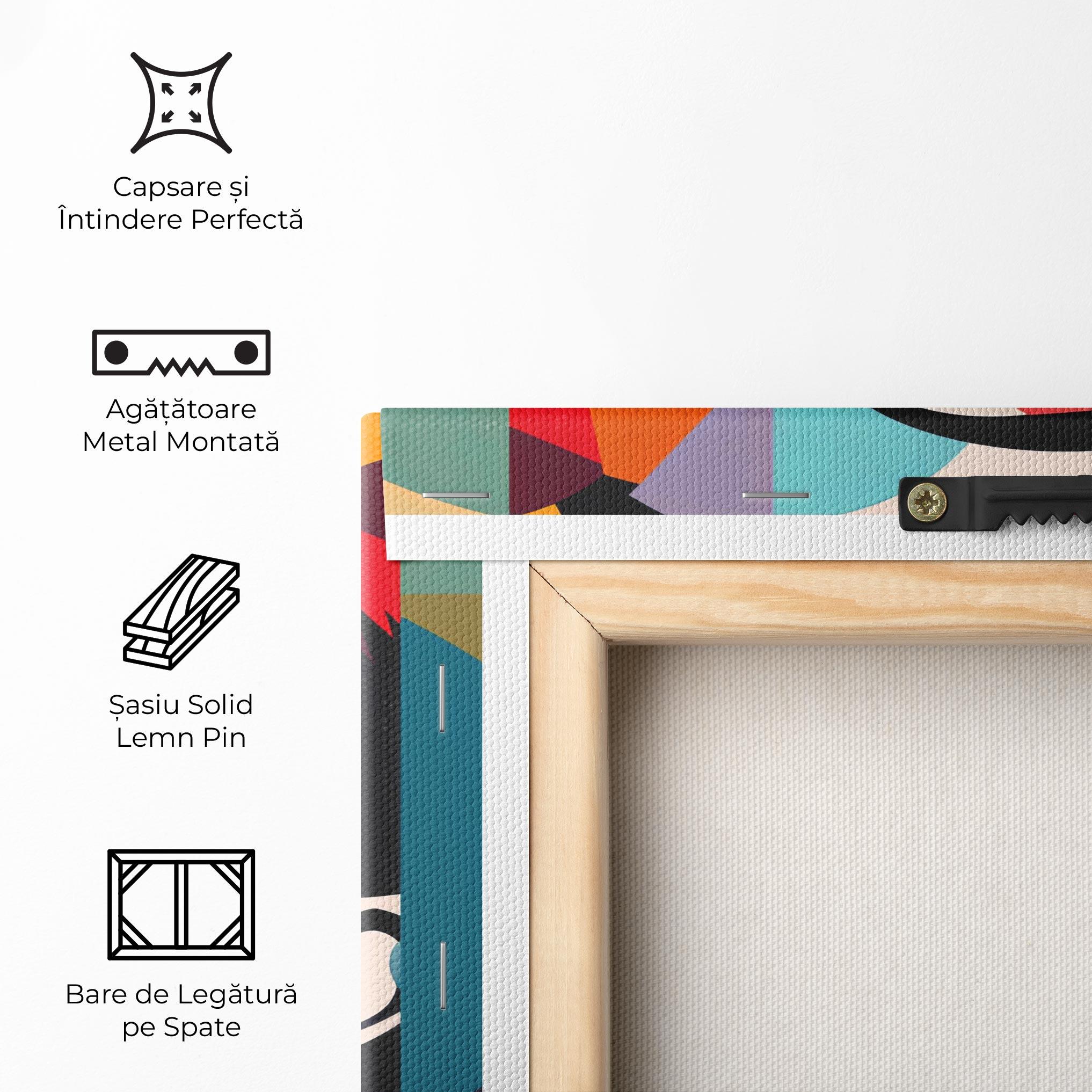 Tablou Canvas Dreamy Yellow Female mockup 5