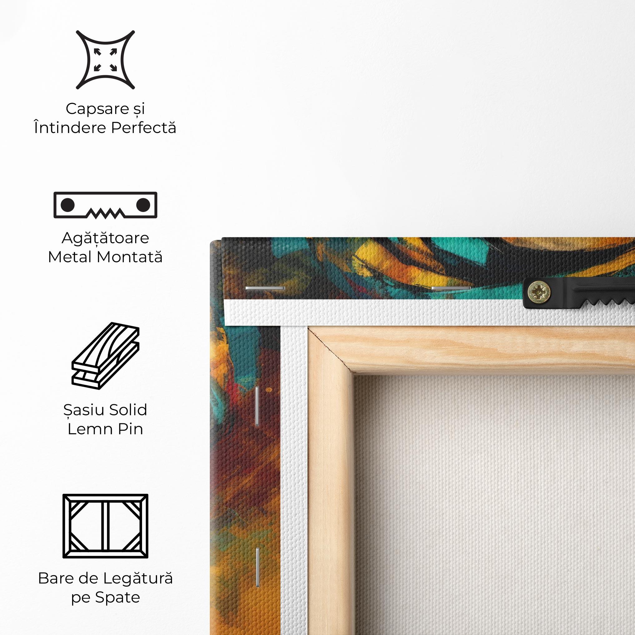 Tablou Canvas Enigmatic Expression mockup 5