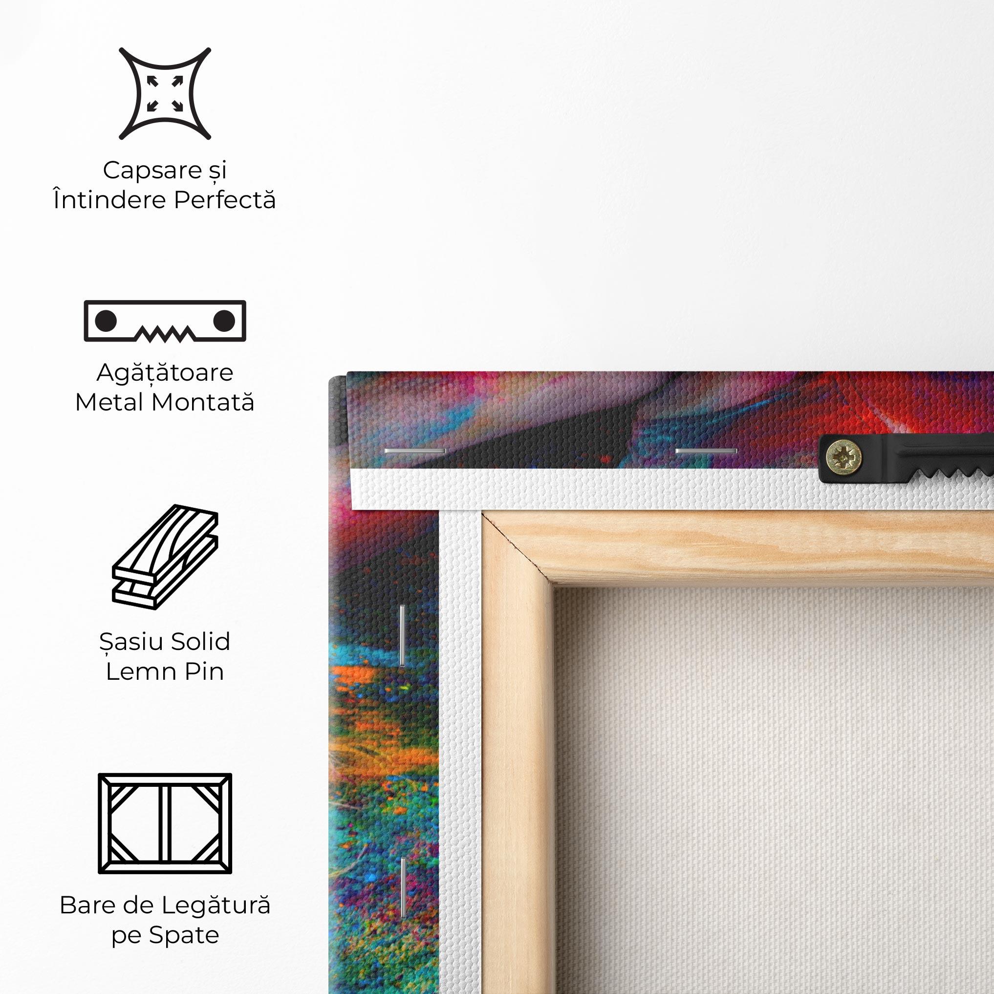 Tablou Canvas Powder Holi Woman mockup 5