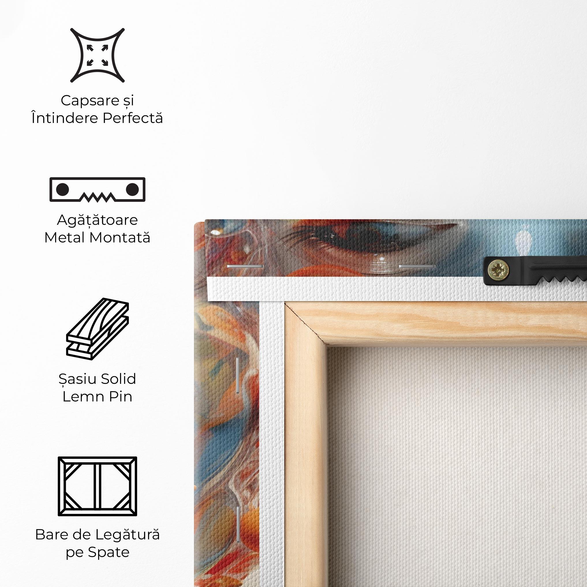 Tablou Canvas Pretty Blue Face mockup 5