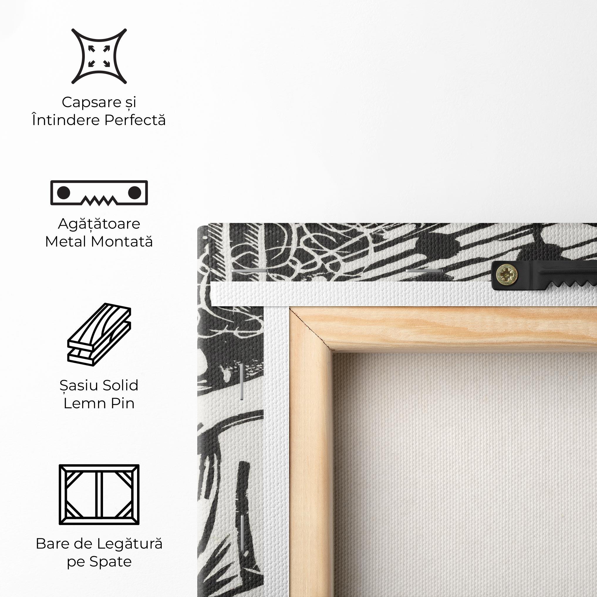 Tablou Canvas Woman Drawing mockup 5