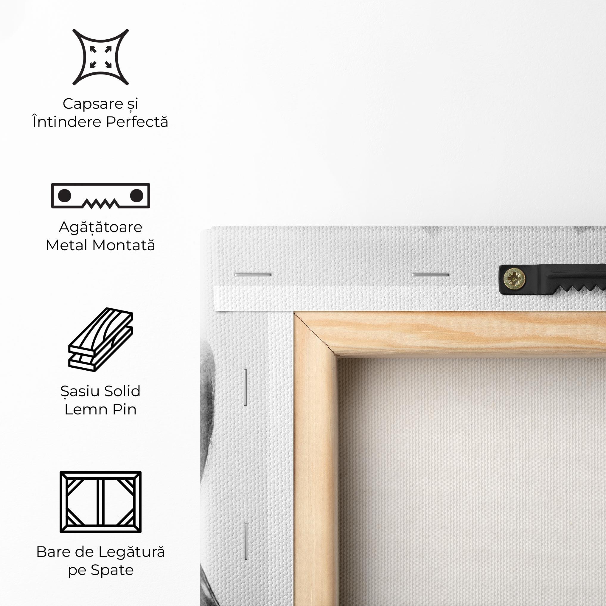 Tablou Canvas Woman Mountains View mockup 5