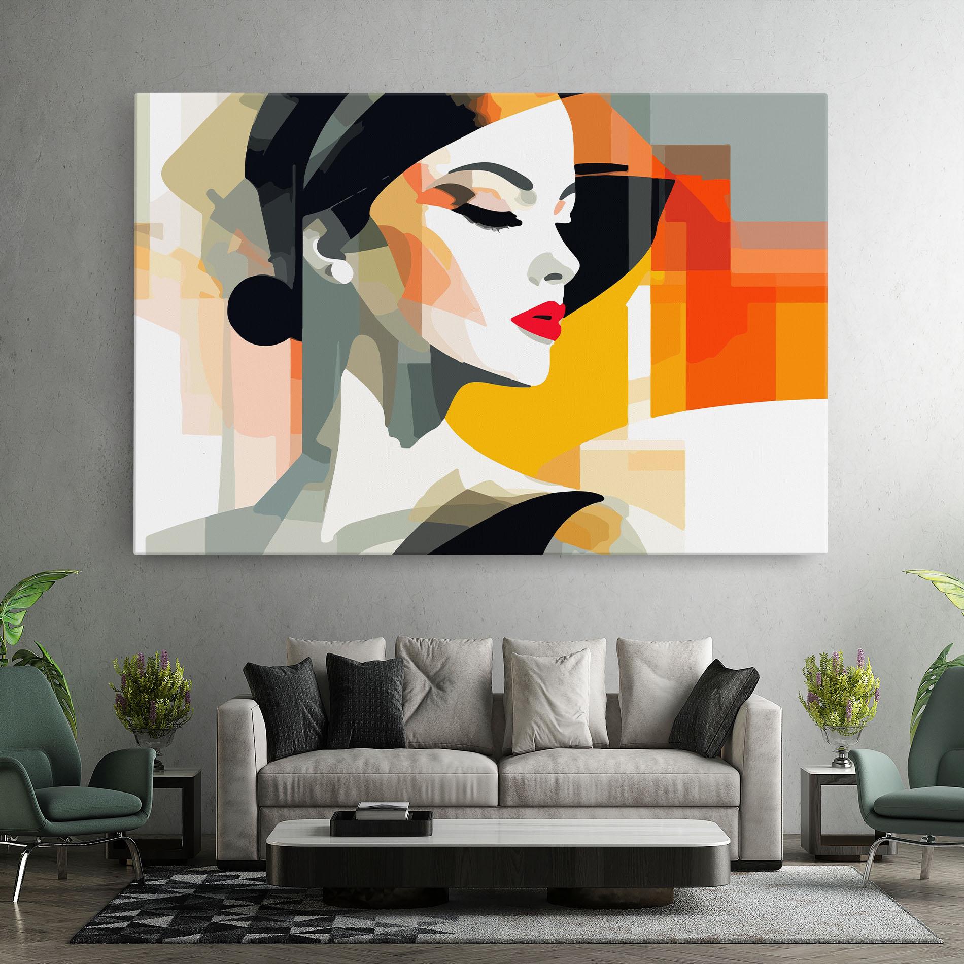 Tablou Canvas Art Woman View mockup 7