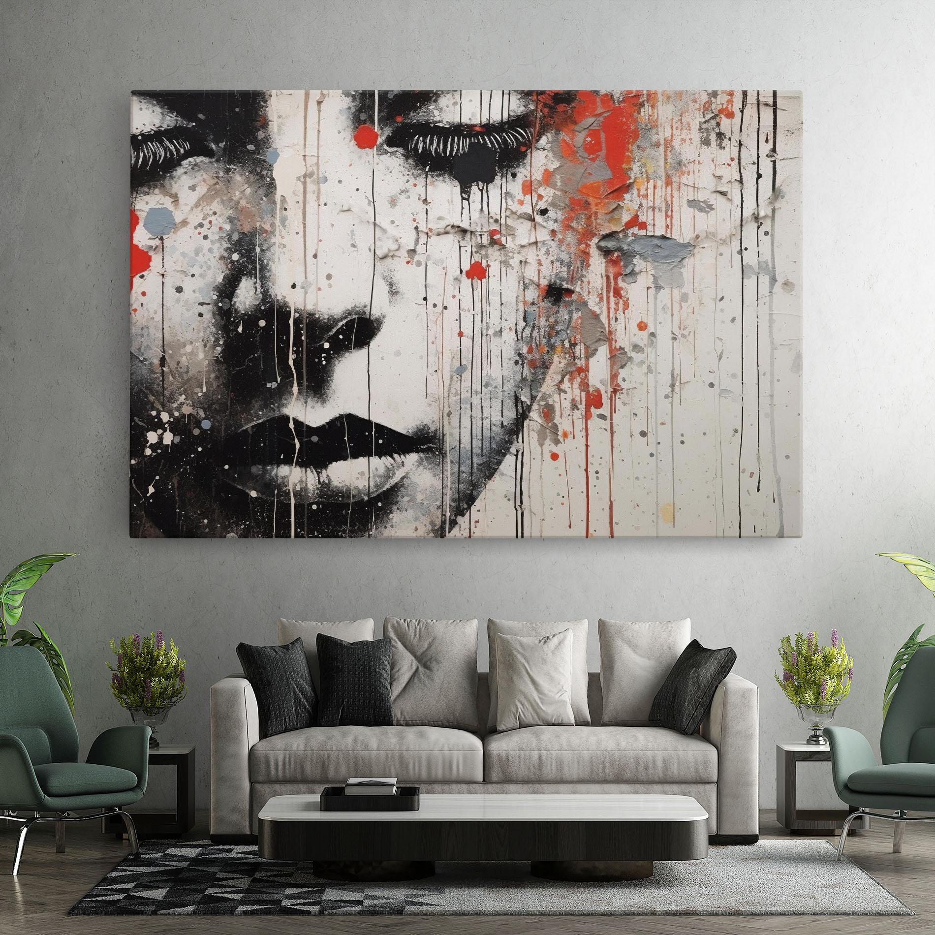 Tablou Canvas Ink Street Graffiti mockup 7