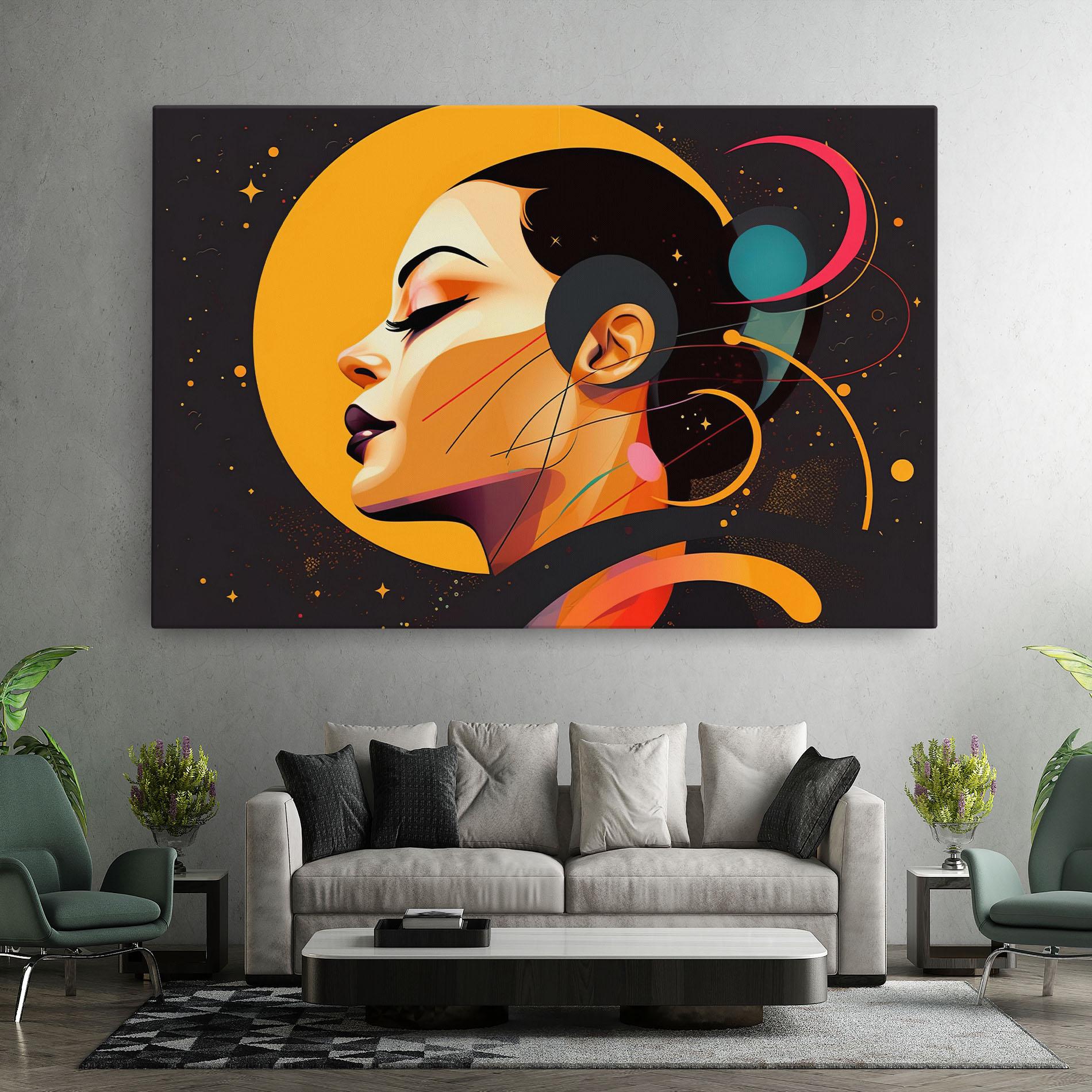 Tablou Canvas Synthetic Female mockup 7