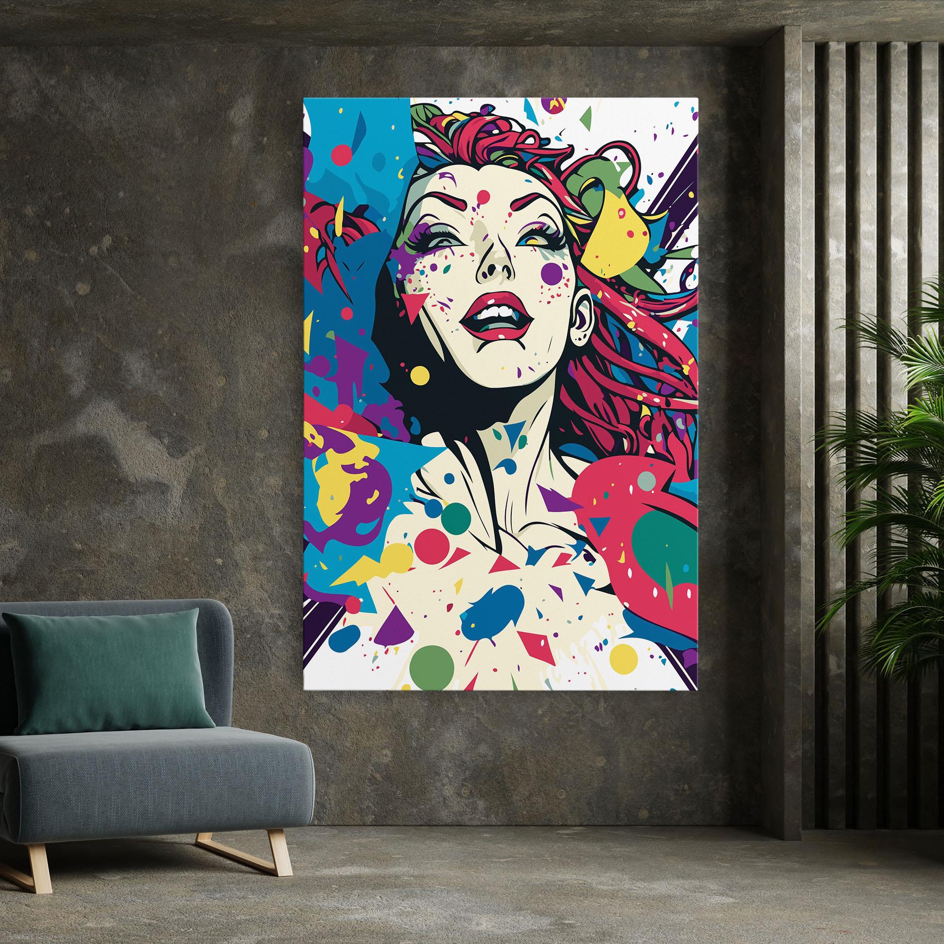 Tablou Canvas Fictional Woman mockup 7