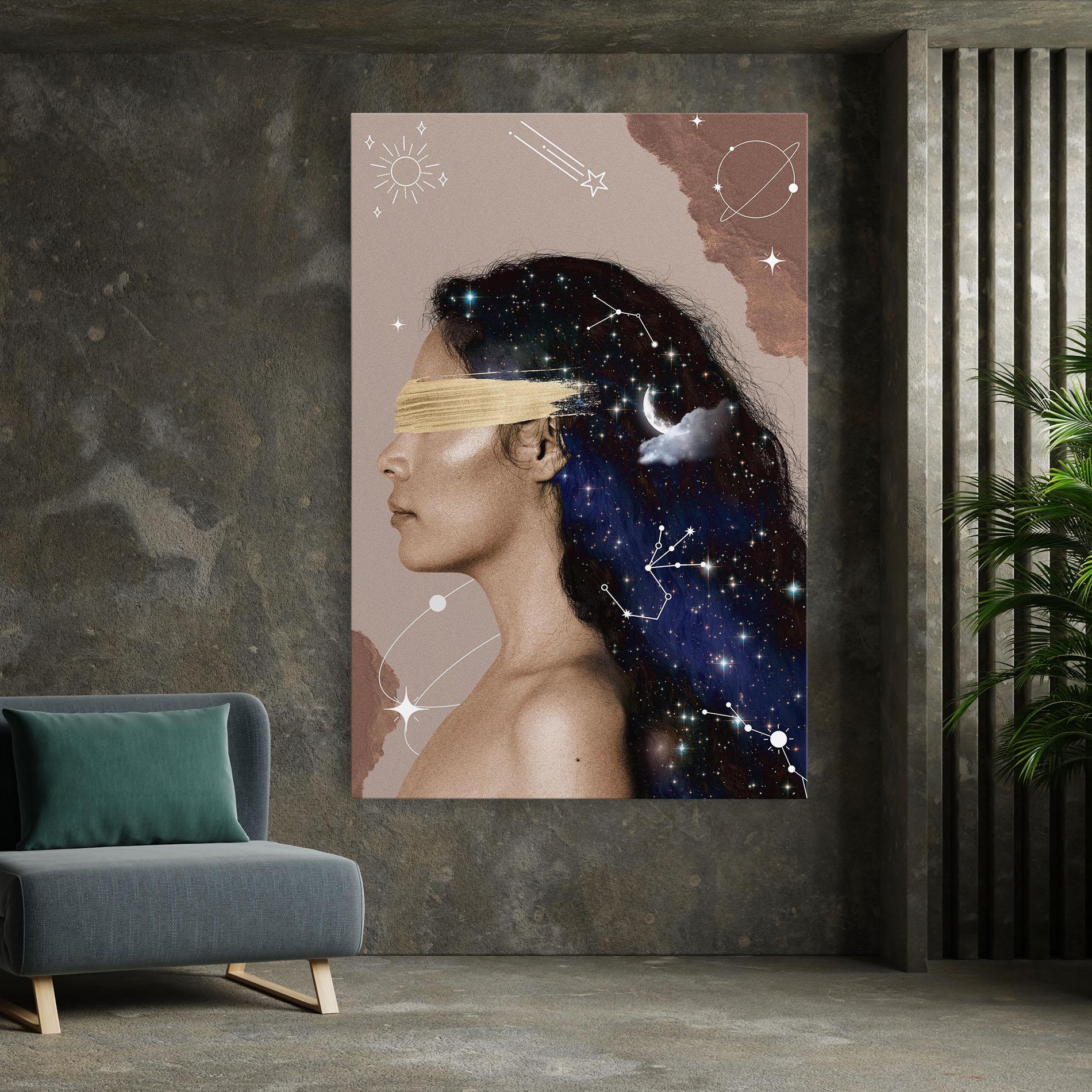 Tablou Canvas Galaxy Hair mockup 7