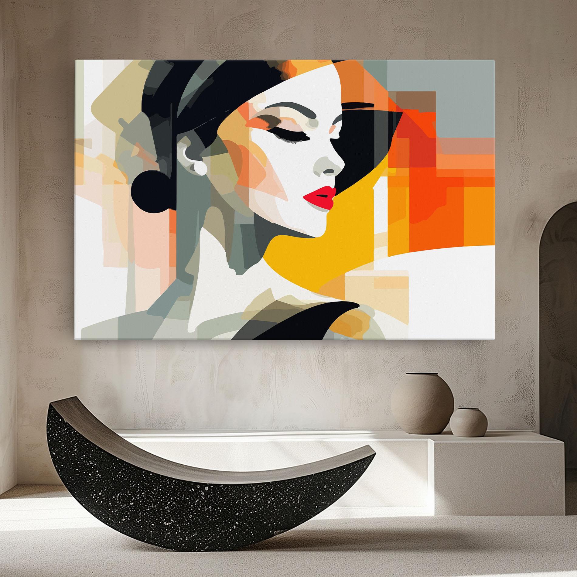 Tablou Canvas Art Woman View mockup 8