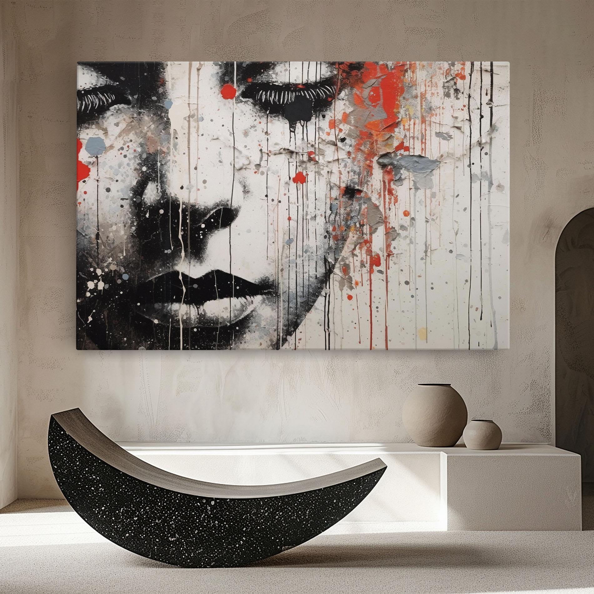 Tablou Canvas Ink Street Graffiti mockup 8