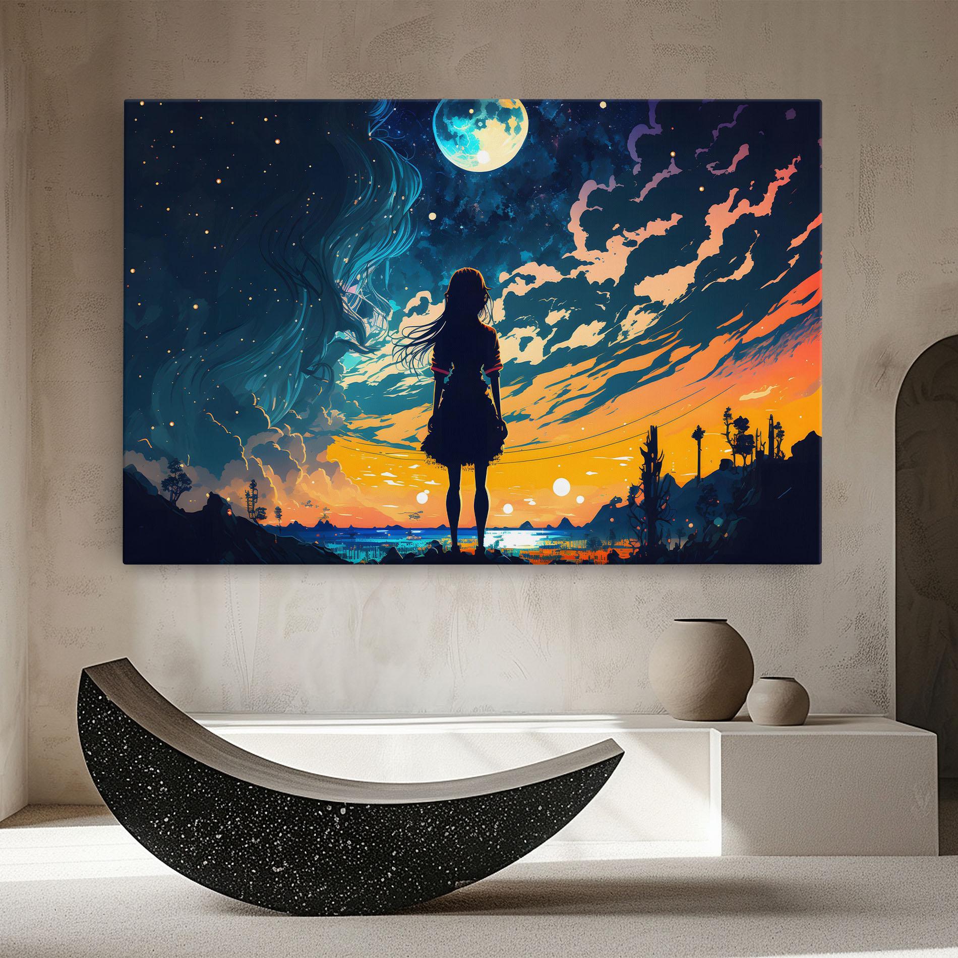 Tablou Canvas Mystical Woman Fairytale mockup 8