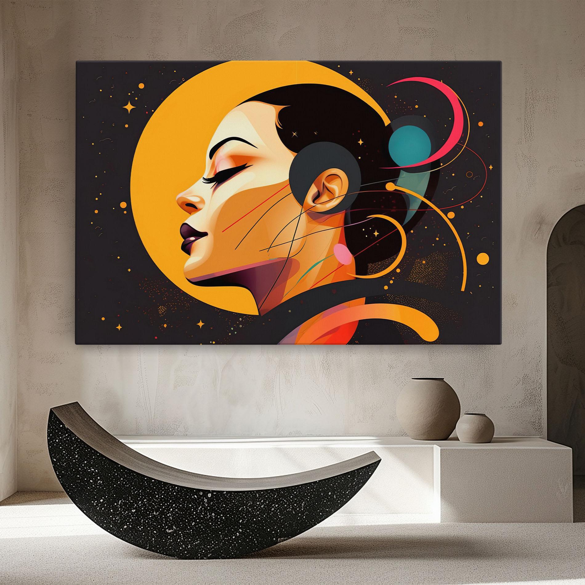 Tablou Canvas Synthetic Female mockup 8