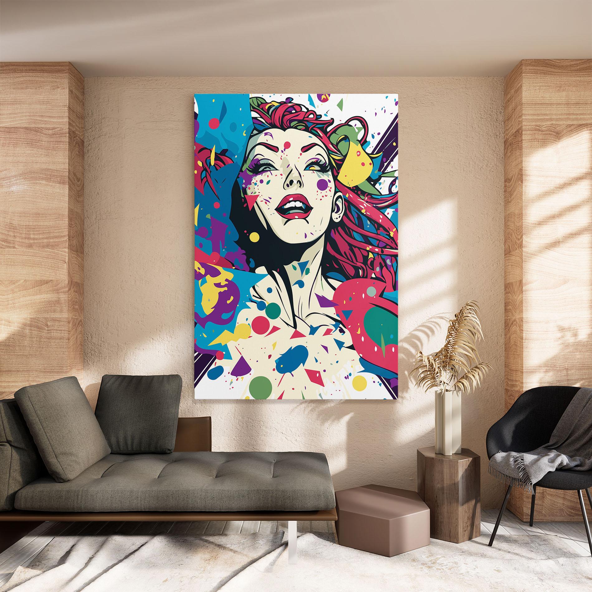 Tablou Canvas Fictional Woman mockup 8