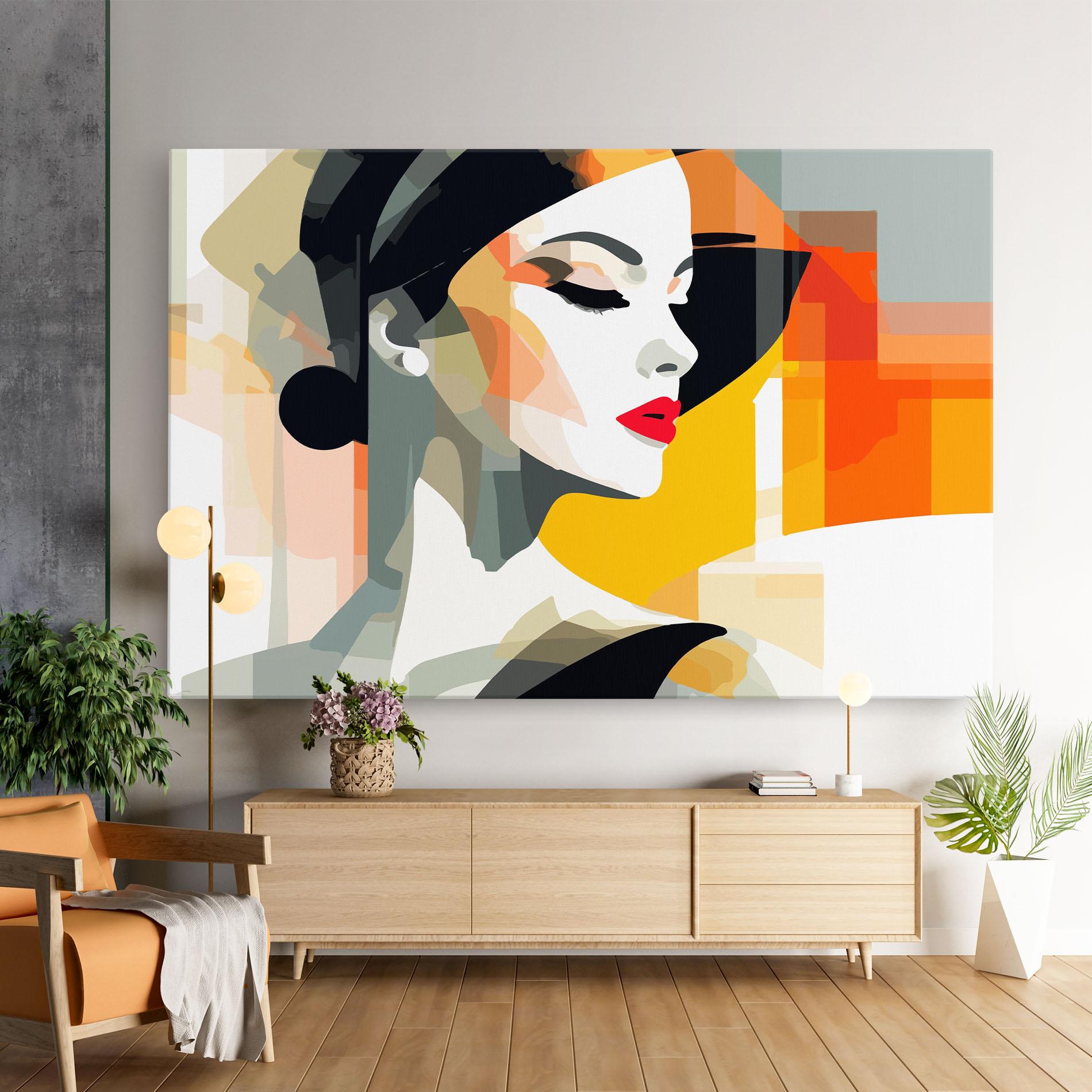 Tablou Canvas Art Woman View mockup 9