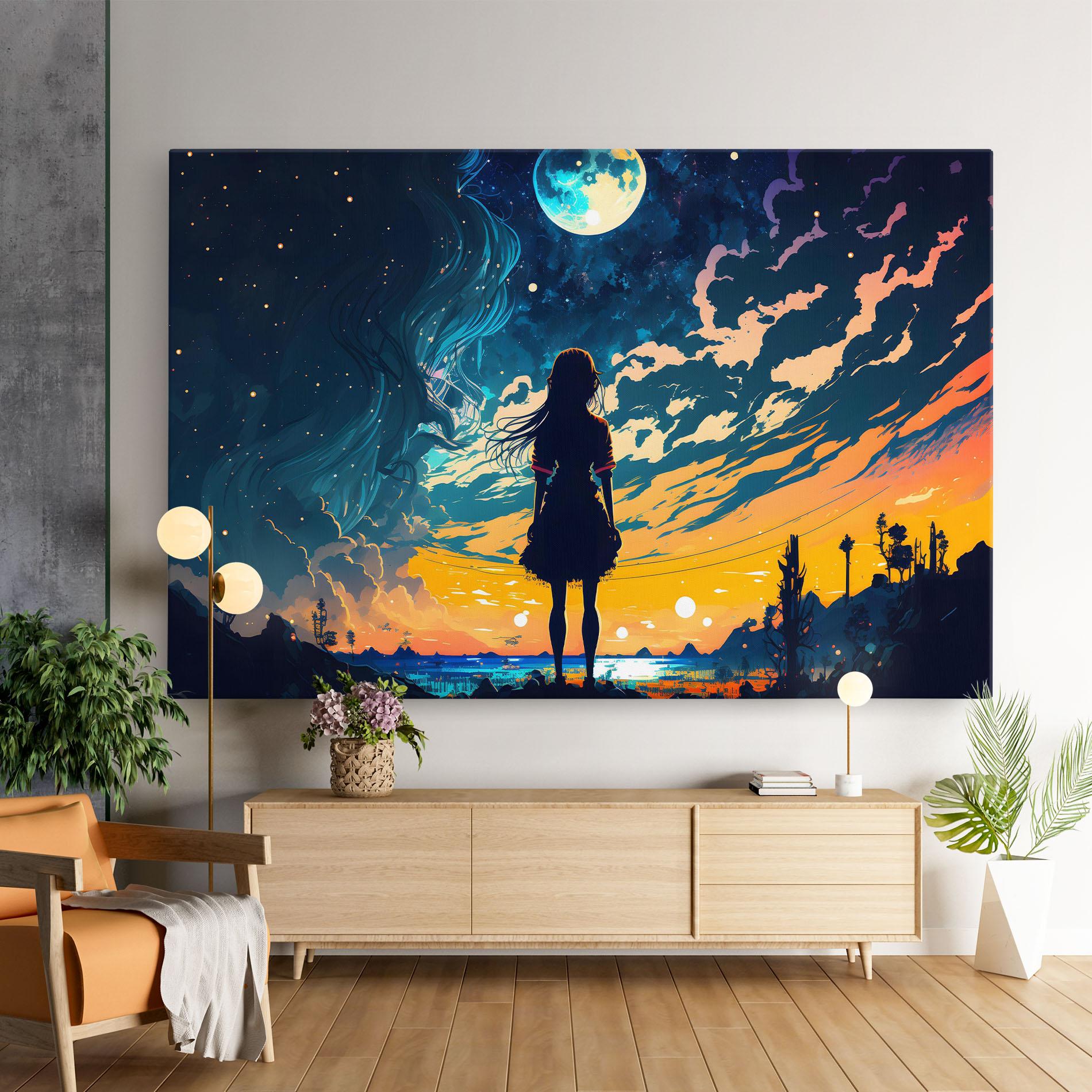 Tablou Canvas Mystical Woman Fairytale mockup 9