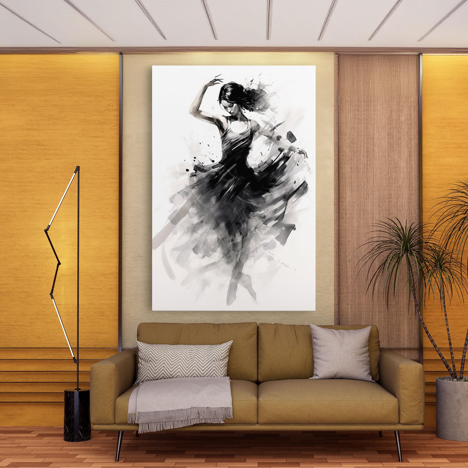 Tablou Canvas Dancing Woman mockup 9