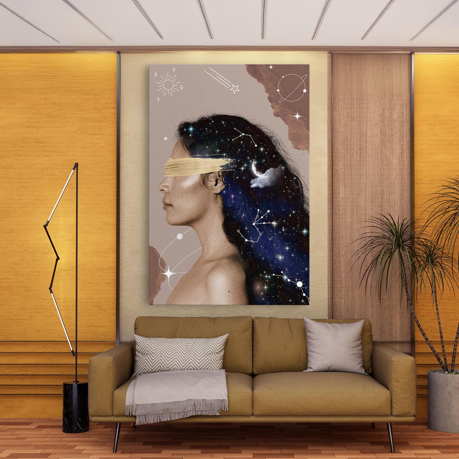 Tablou Canvas Galaxy Hair mockup 9