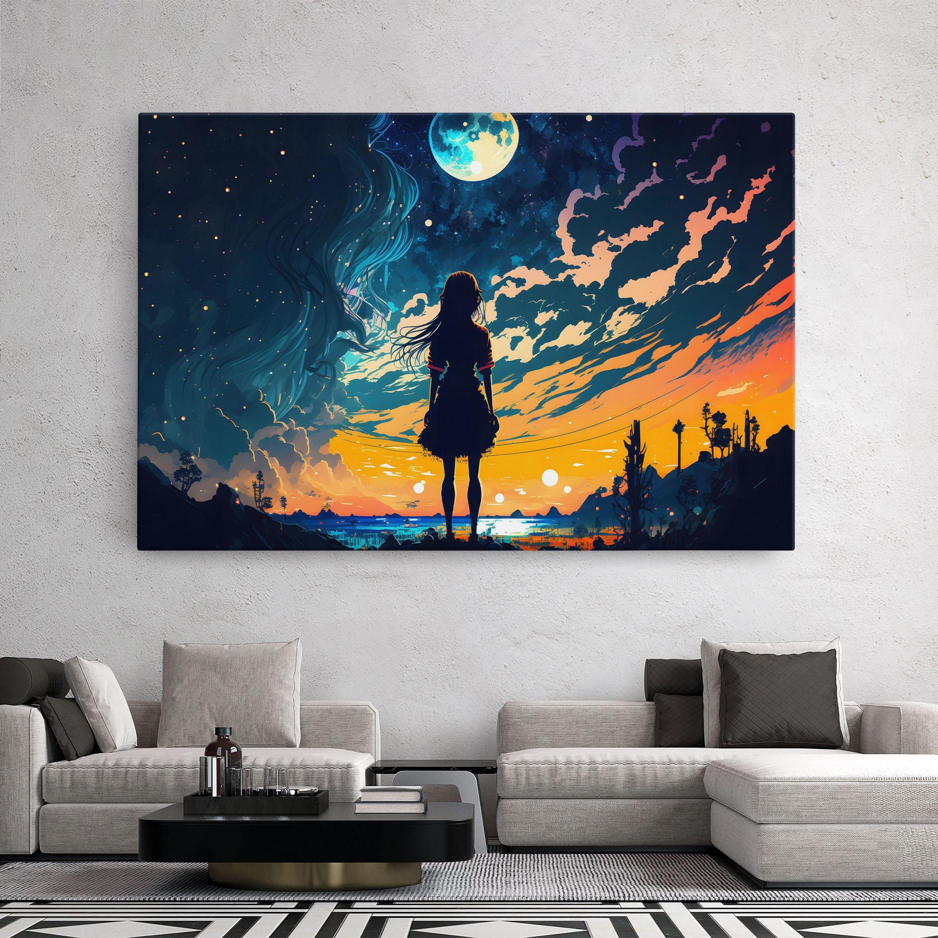 Tablou Canvas Mystical Woman Fairytale mockup 2