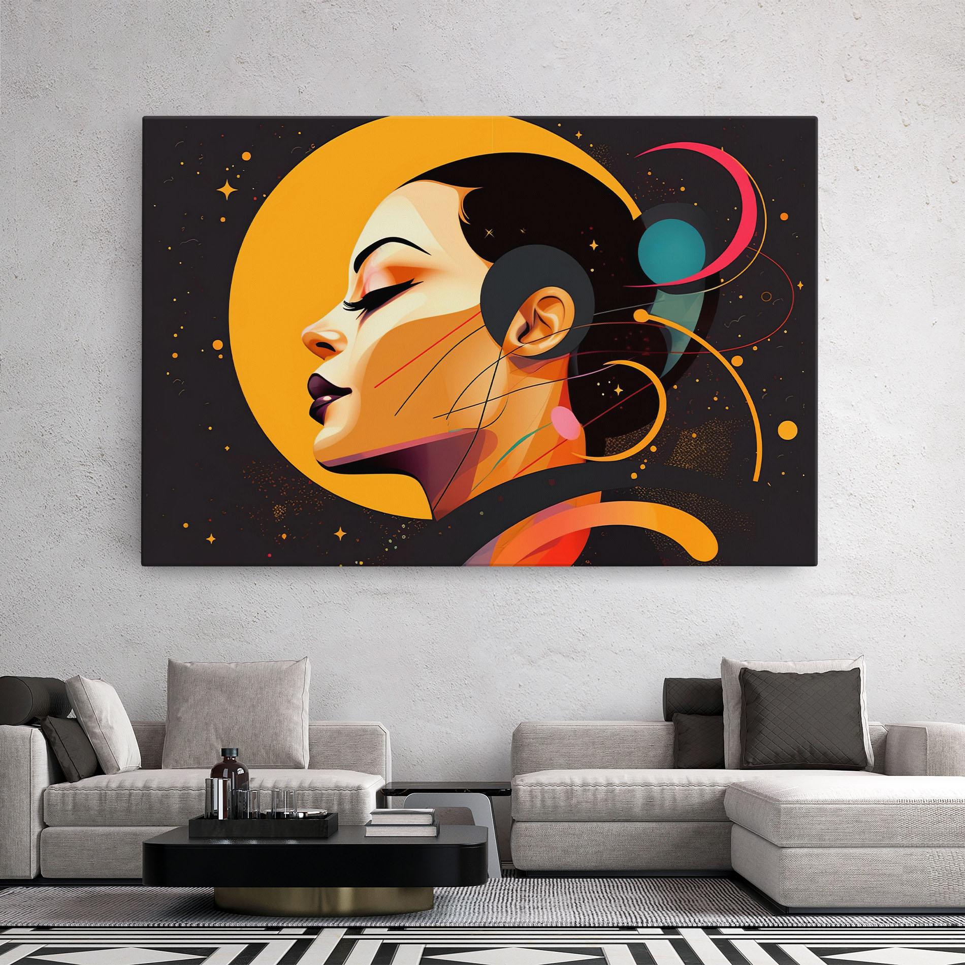 Tablou Canvas Synthetic Female mockup 2