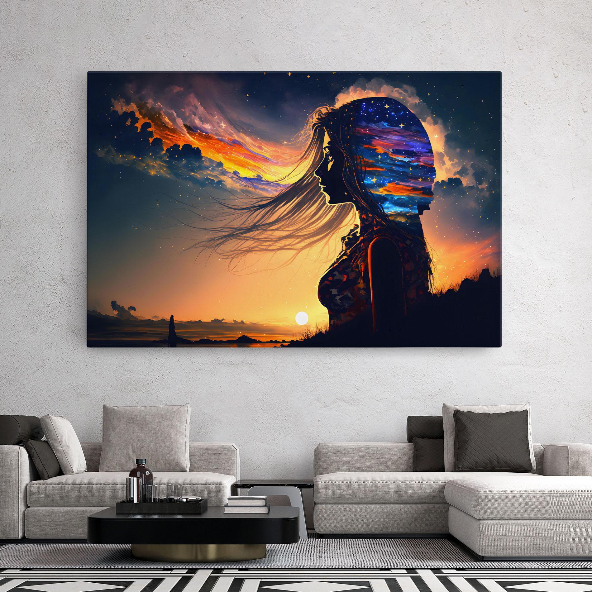 Tablou Canvas Woman Fairytale mockup 2