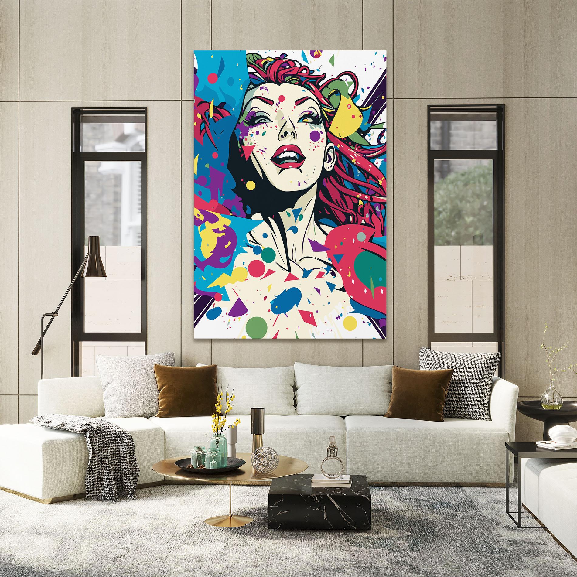 Tablou Canvas Fictional Woman mockup 2