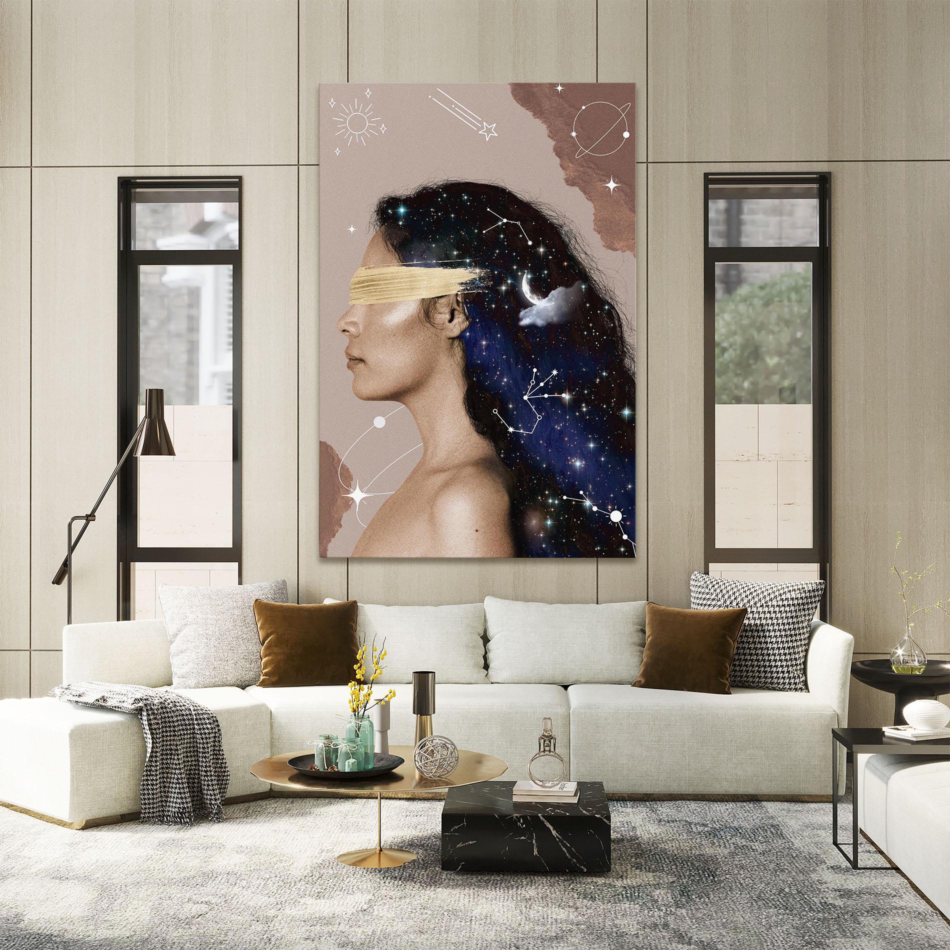 Tablou Canvas Galaxy Hair mockup 2