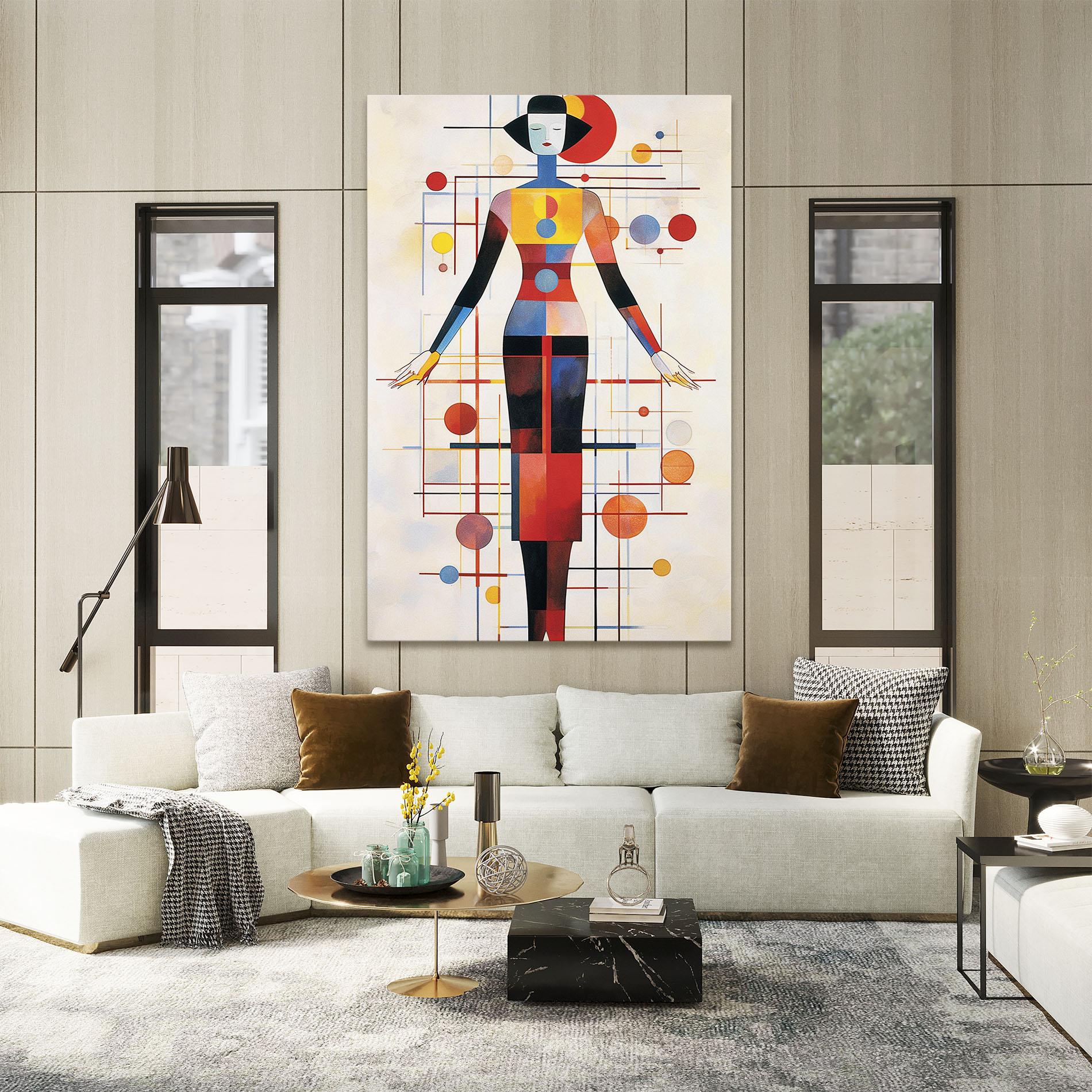 Tablou Canvas Poster Woman Artist mockup 2