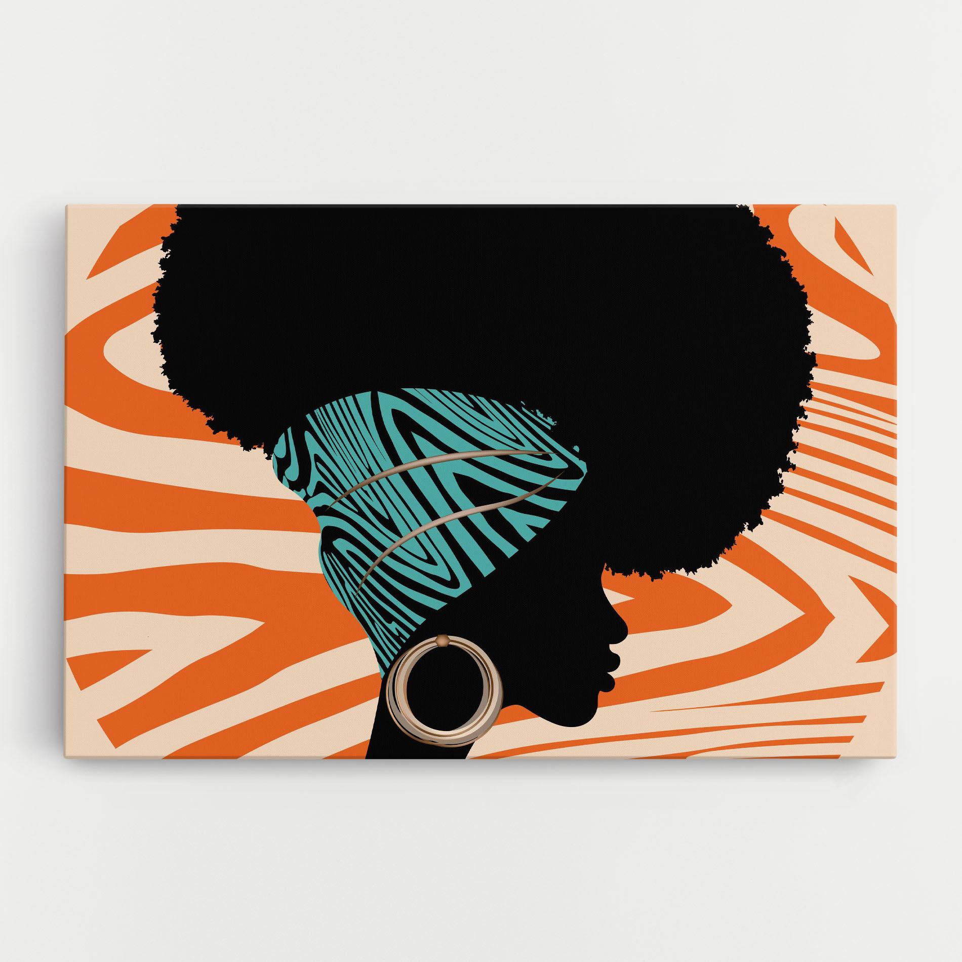 Tablou Canvas African Bandana mockup 0