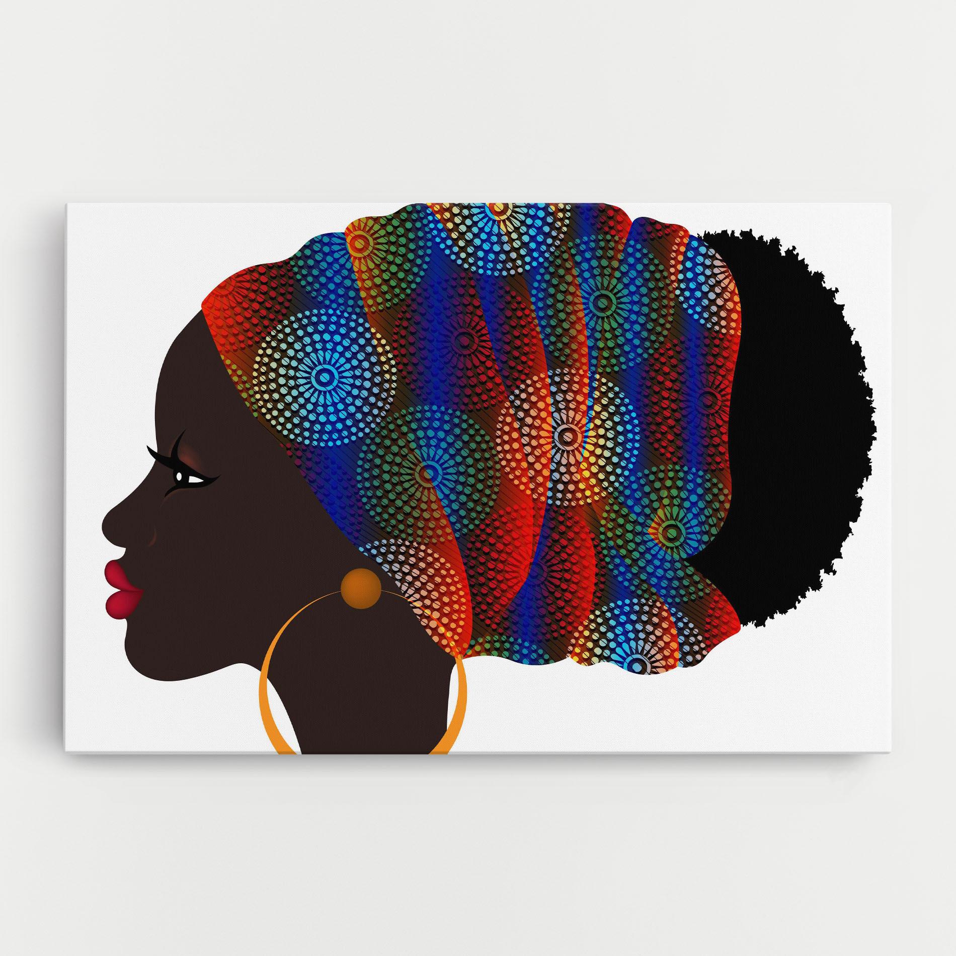 Tablou Canvas Afro Hairstyle mockup 0