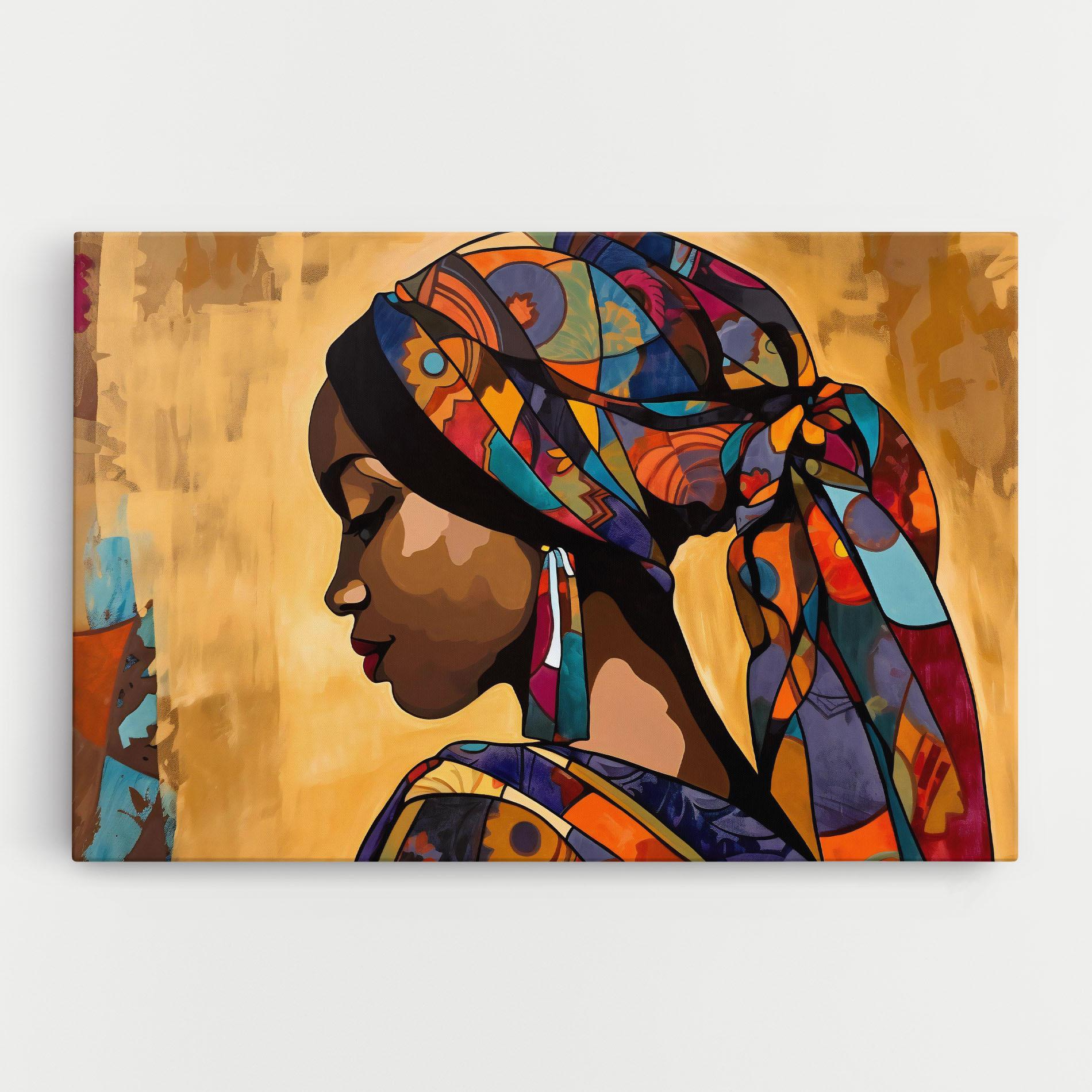 Tablou Canvas Headscarf Pretty Woman mockup 0