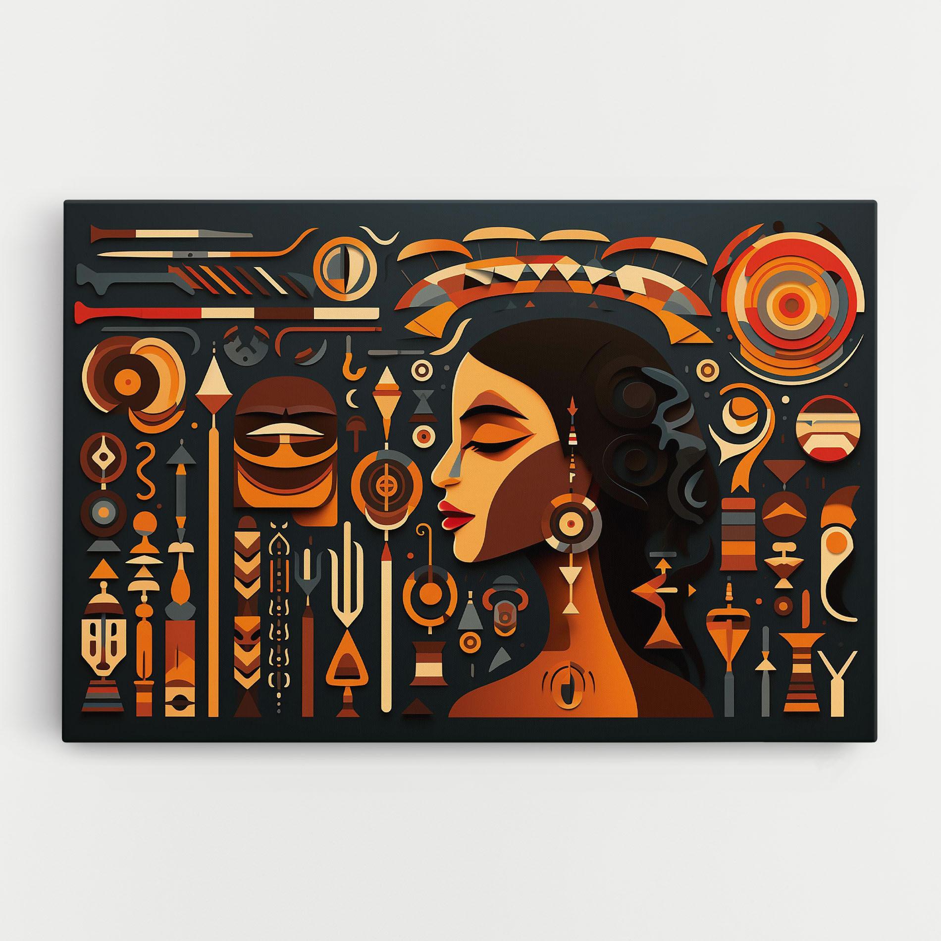 Tablou Canvas Old Cultural Elements mockup 0