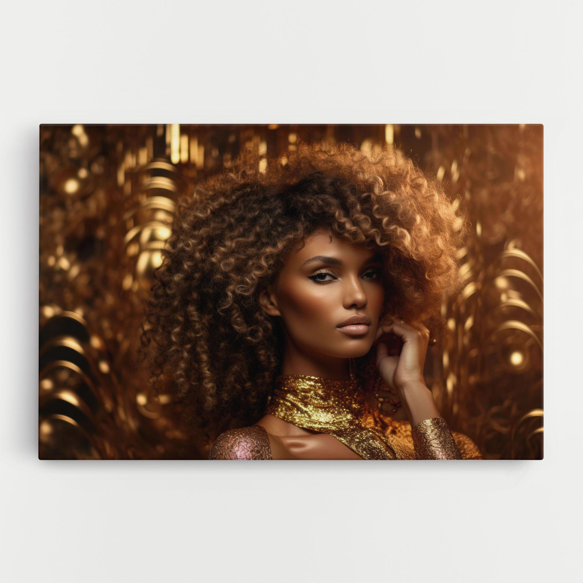 Tablou Canvas Radiant Bronze Goddess mockup 0