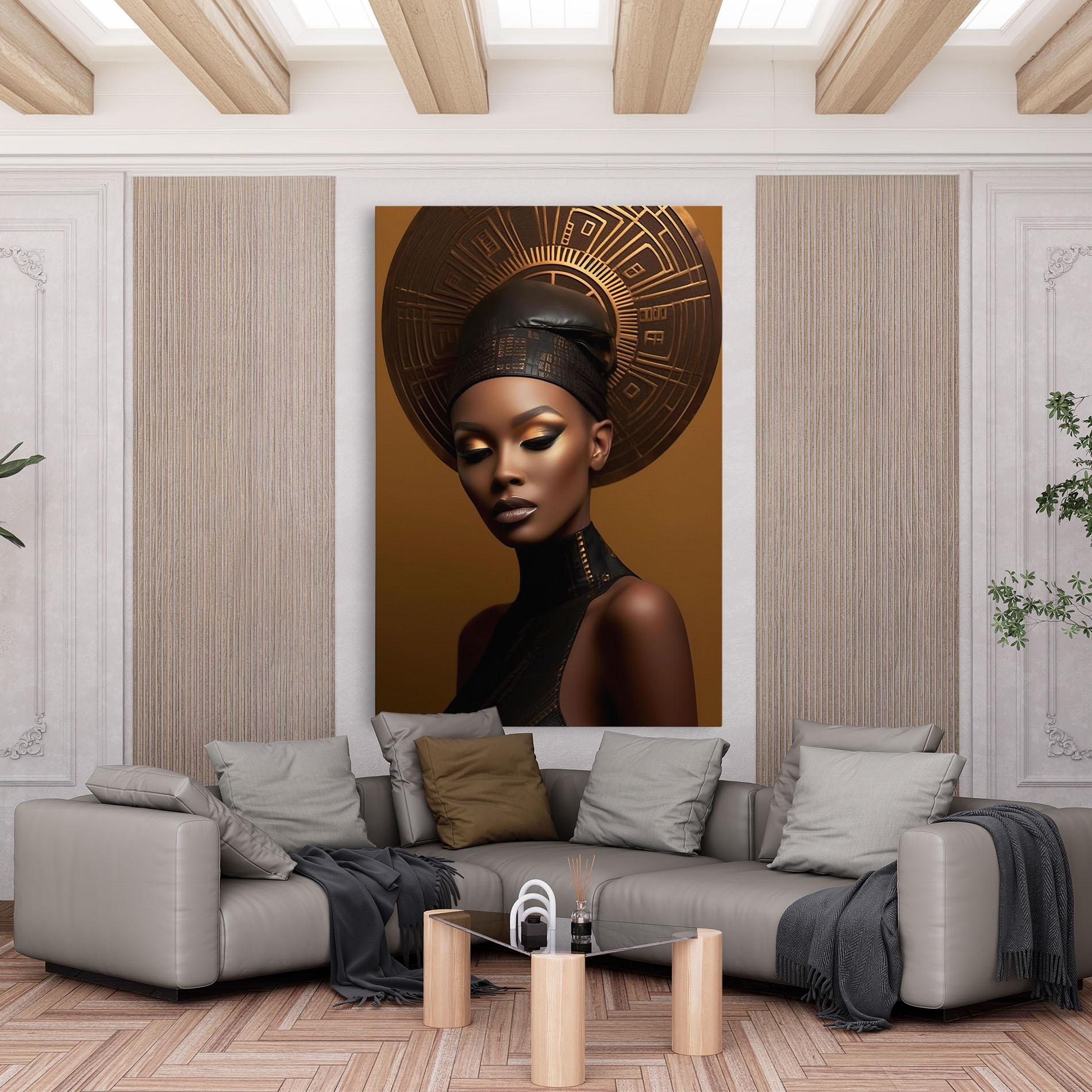 Tablou Canvas African Abstract Art mockup 6