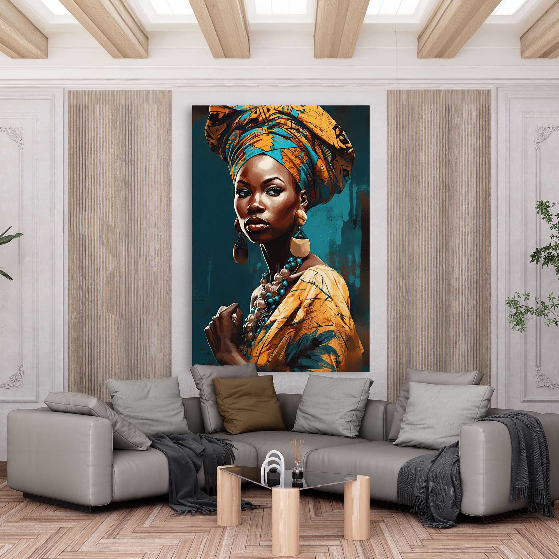 Azure Chic Woman mockup 6