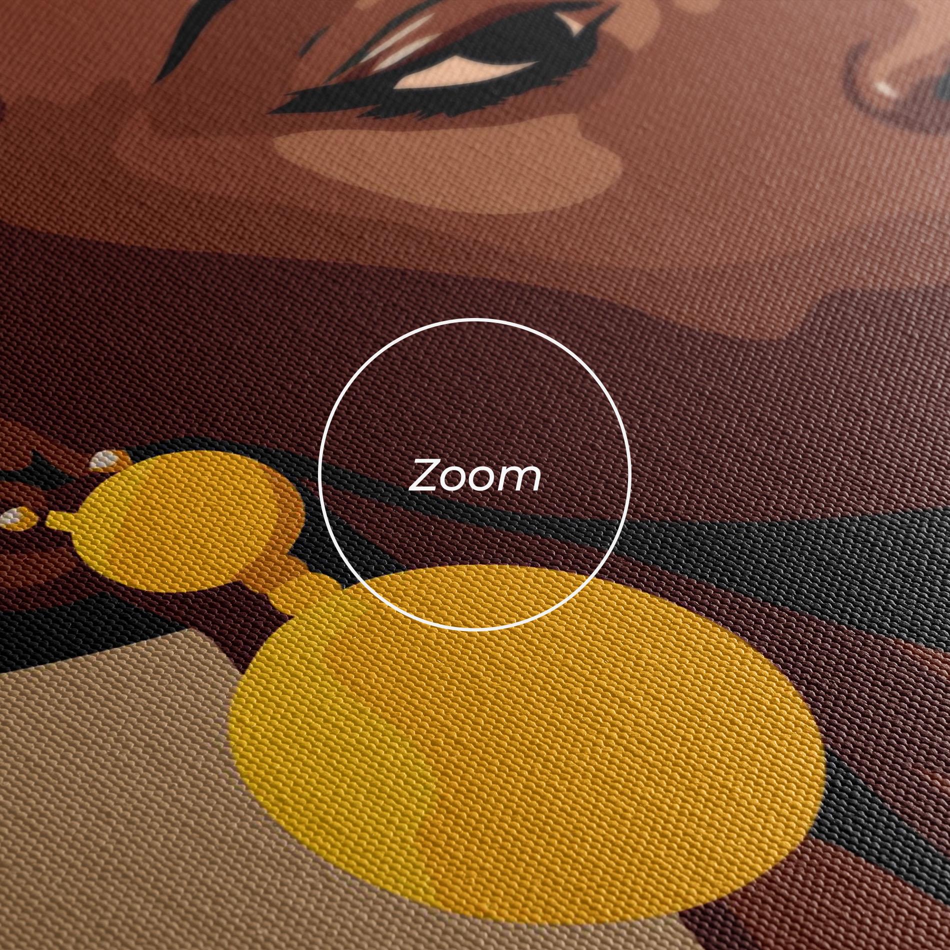 Tablou Canvas African Earrings mockup 3