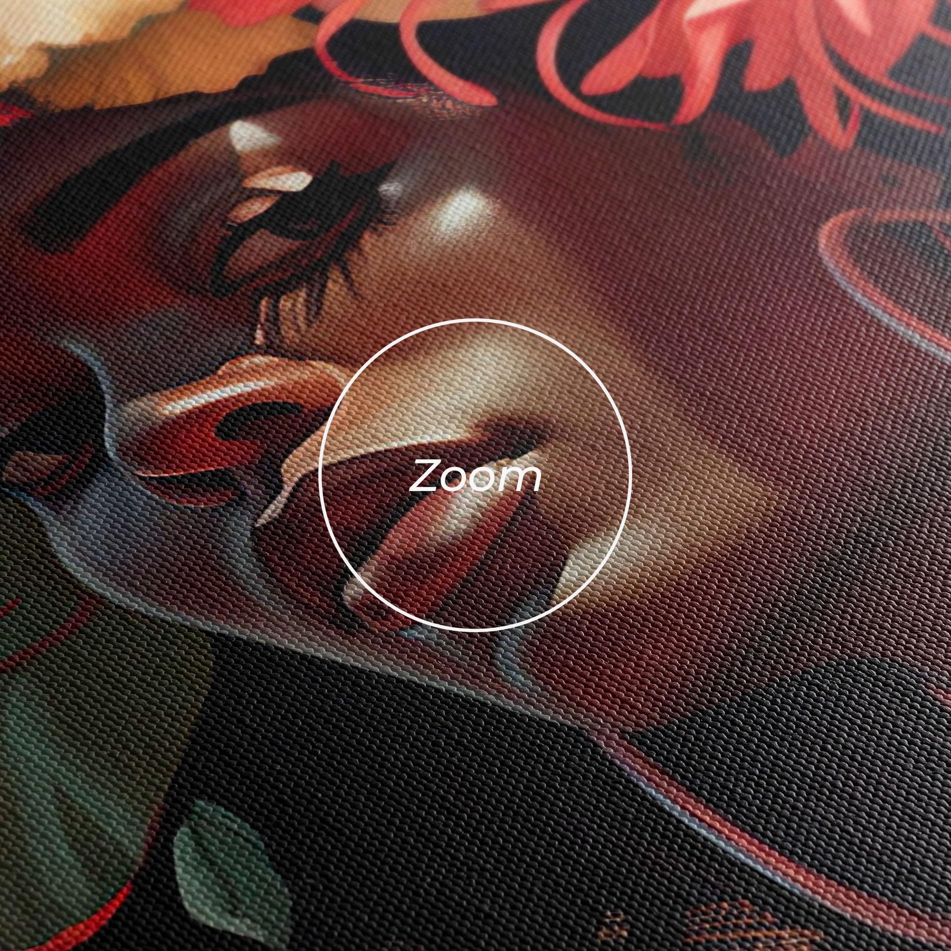 Tablou Canvas African Flower Woman mockup 3