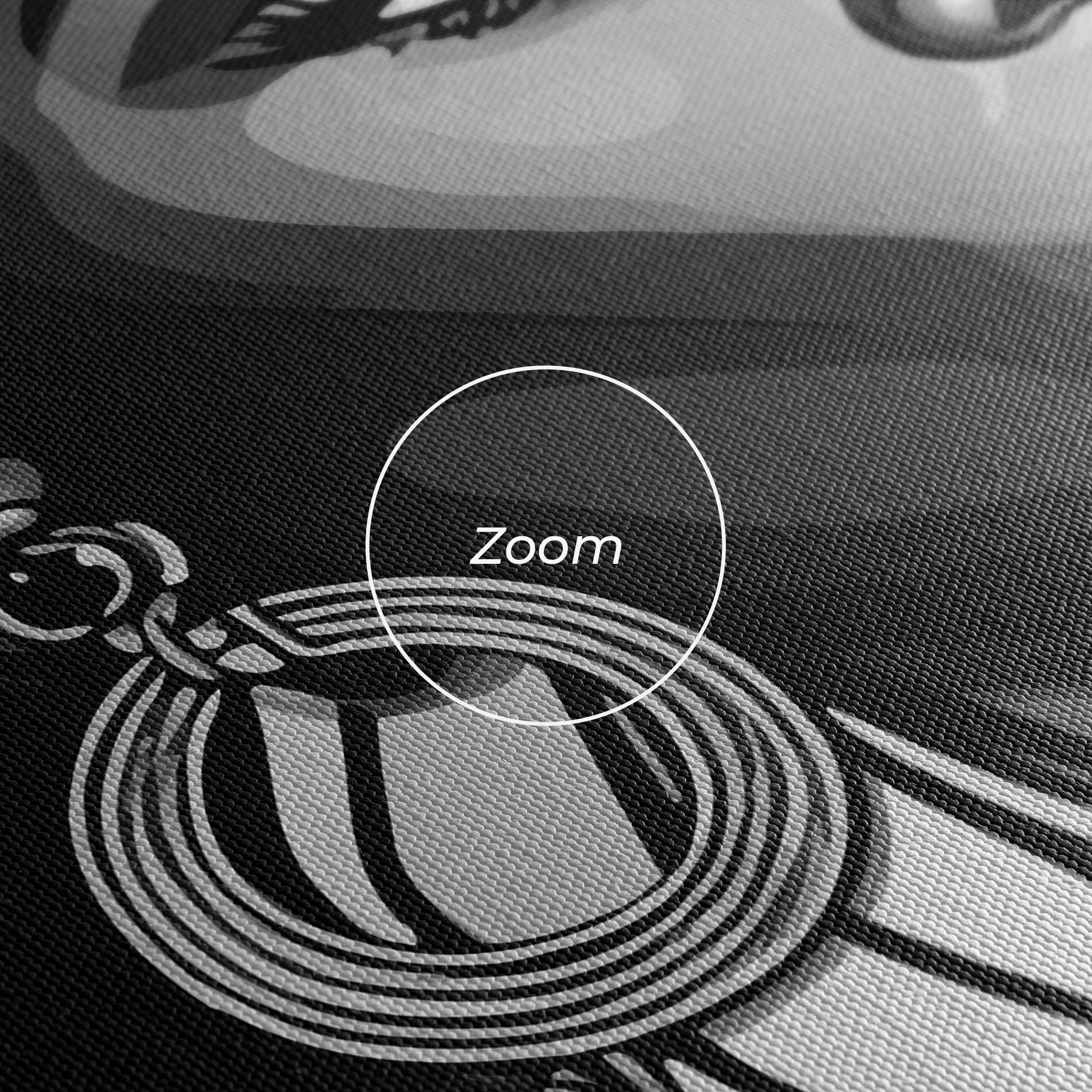 Tablou Canvas Black White African mockup 3