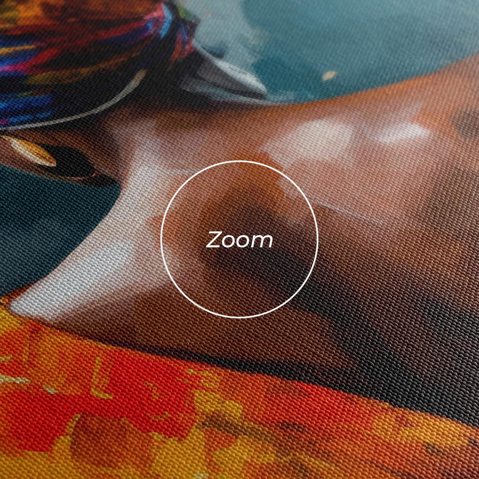 Tablou Canvas Colorful Turban Woman mockup 3