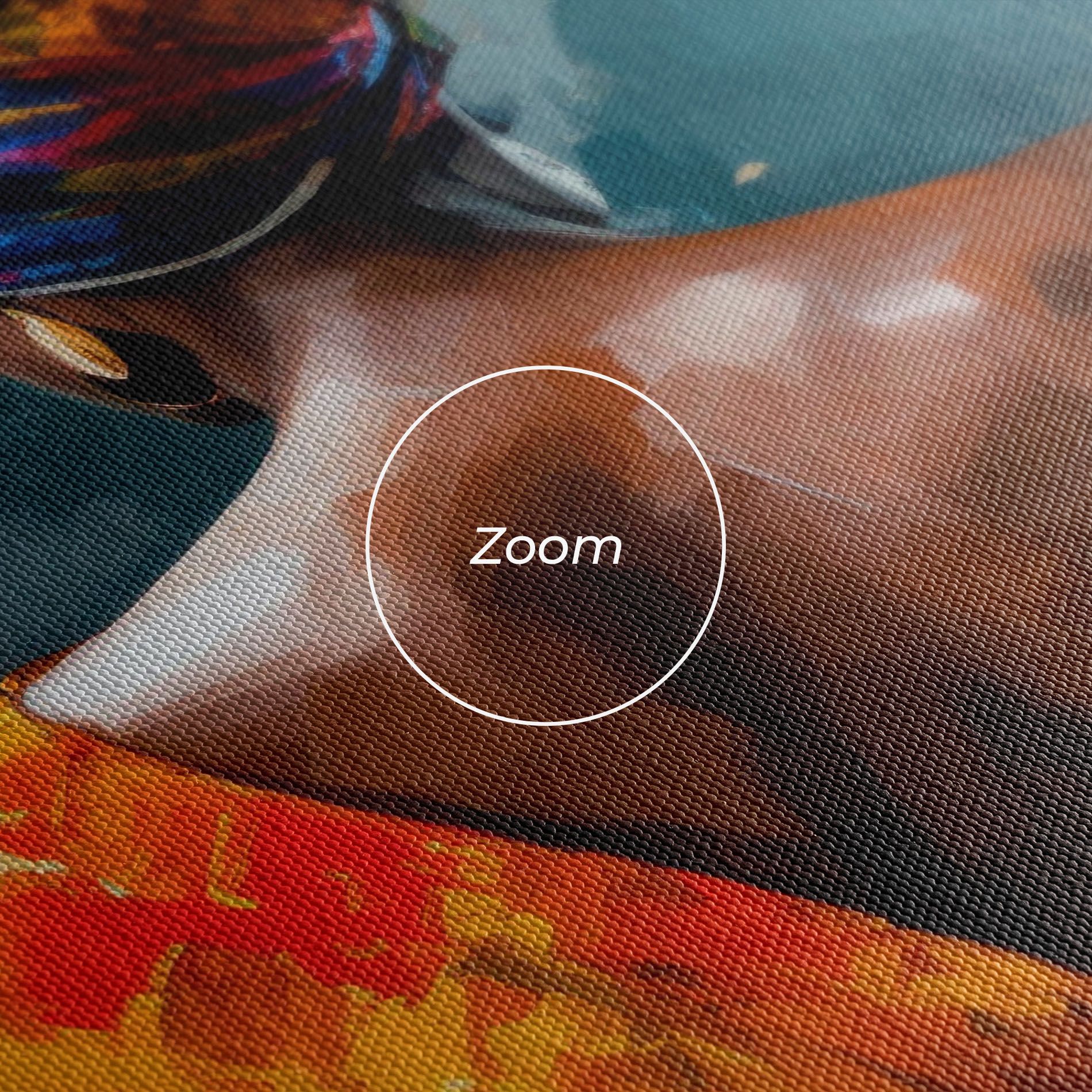 Colorful Turban Woman mockup 3