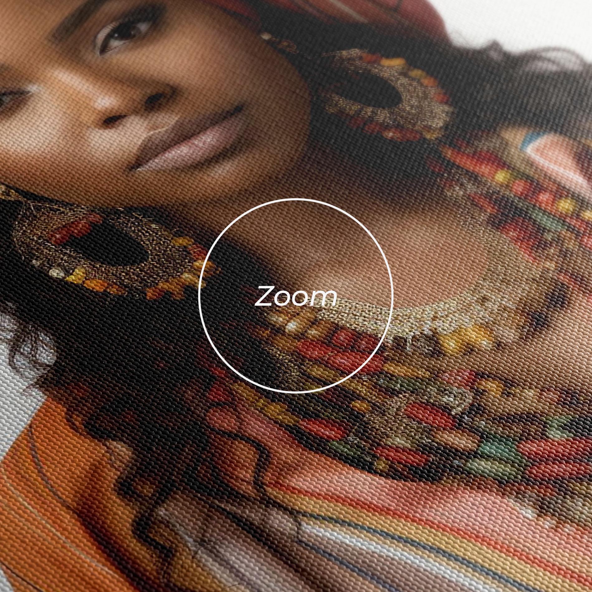 Tablou Canvas East African Woman mockup 3