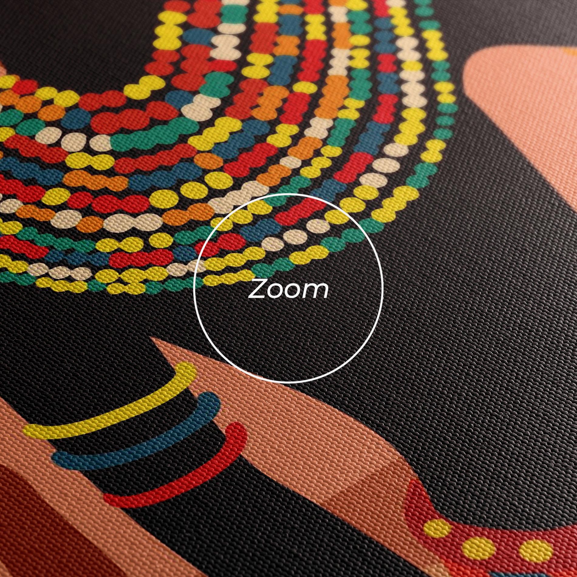 Tablou Canvas Ethnic African Color mockup 3