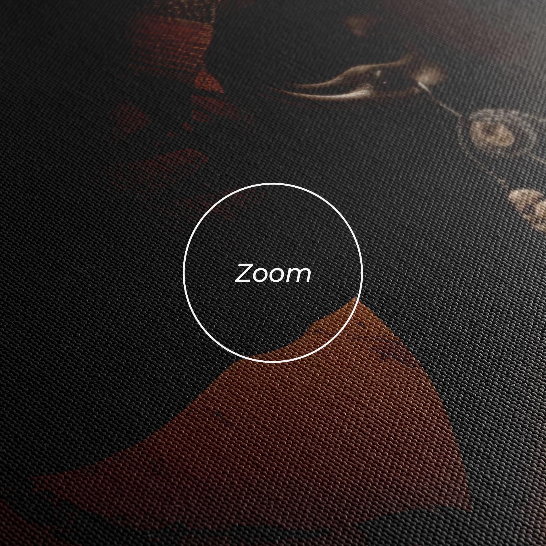 Tablou Canvas Interesting African Earrings mockup 3