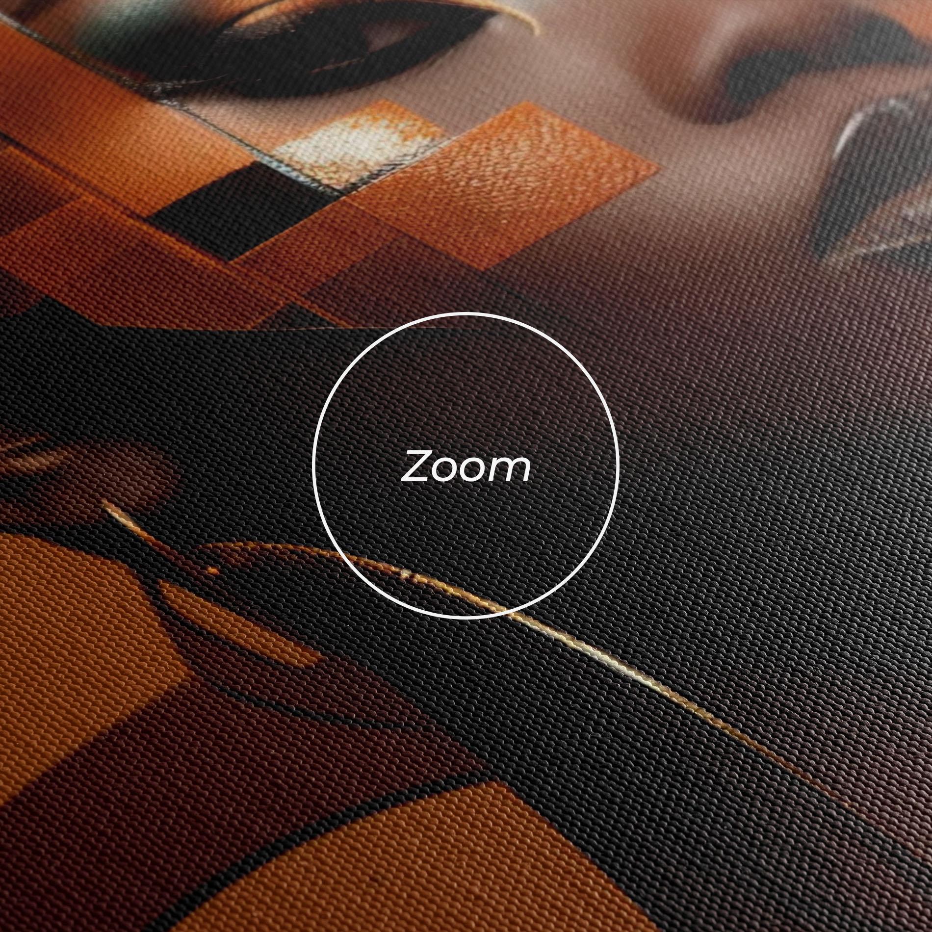 Tablou Canvas Interesting African Makeup mockup 3