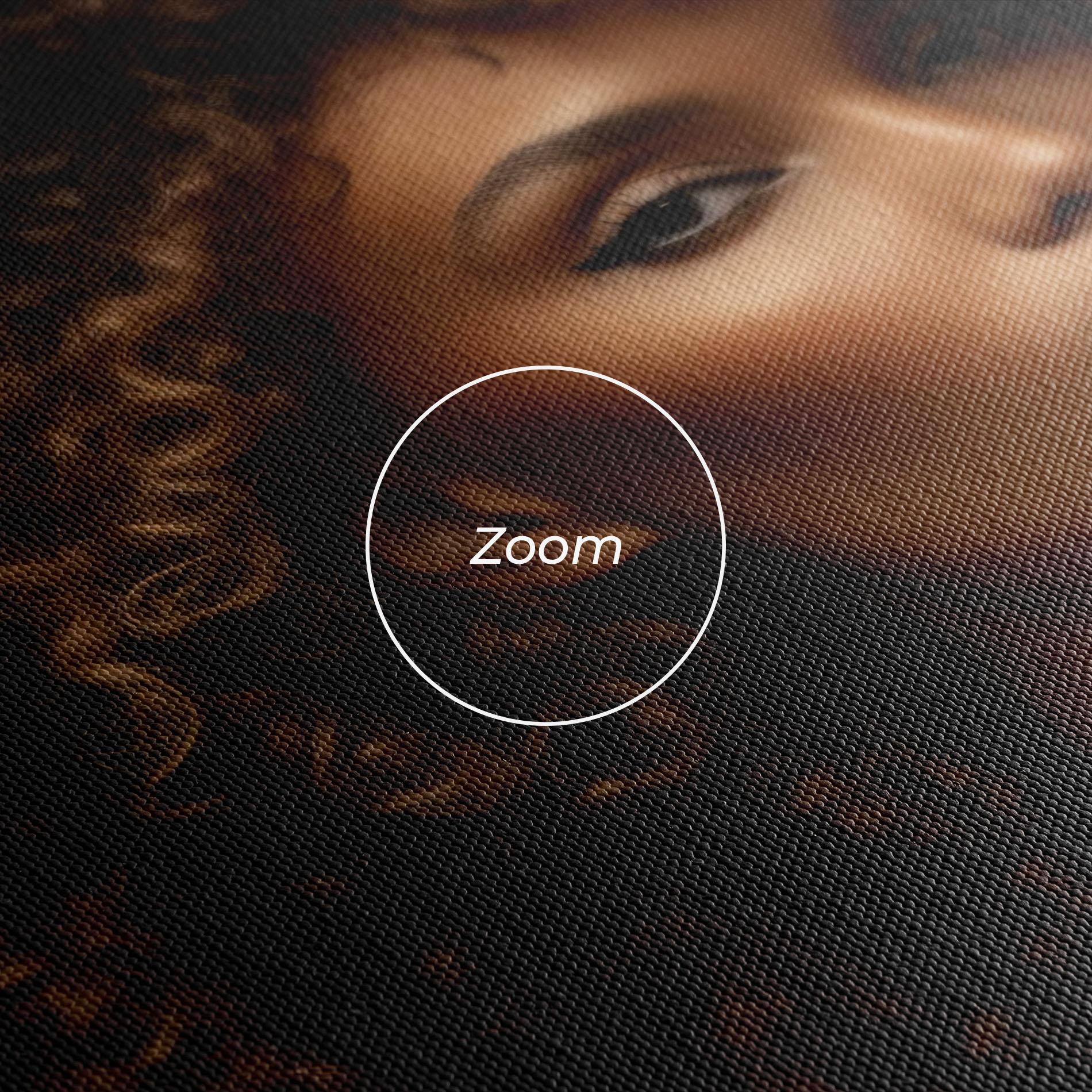 Tablou Canvas Radiant Bronze Goddess mockup 3