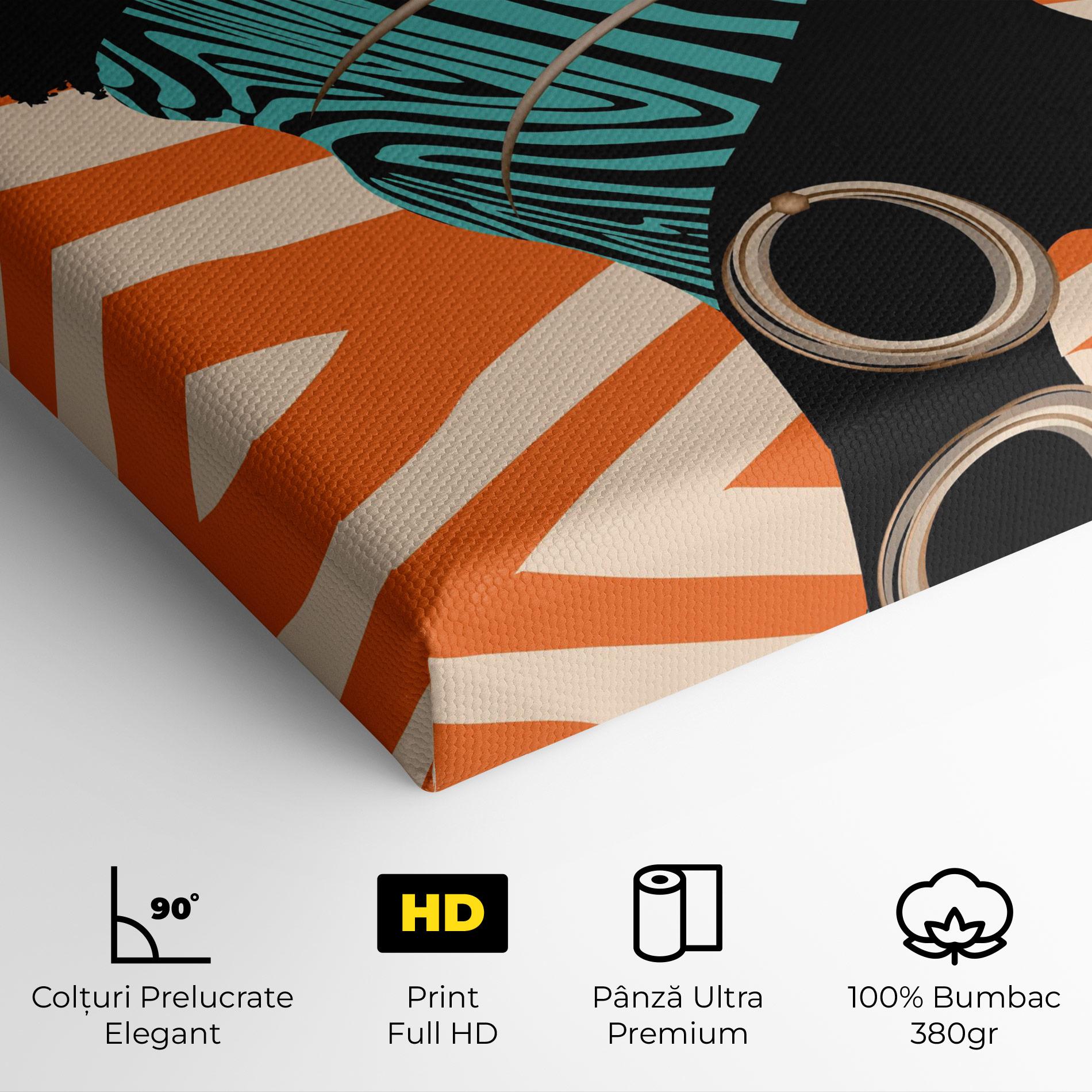 Tablou Canvas African Bandana mockup 4