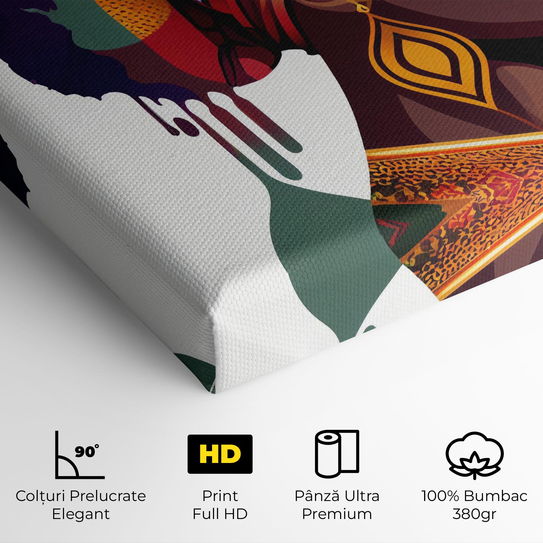 Tablou Canvas Colorful African mockup 4