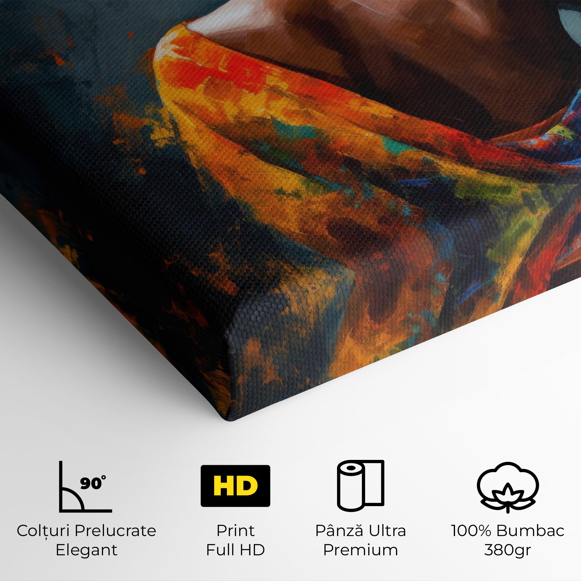 Colorful Turban Woman mockup 4