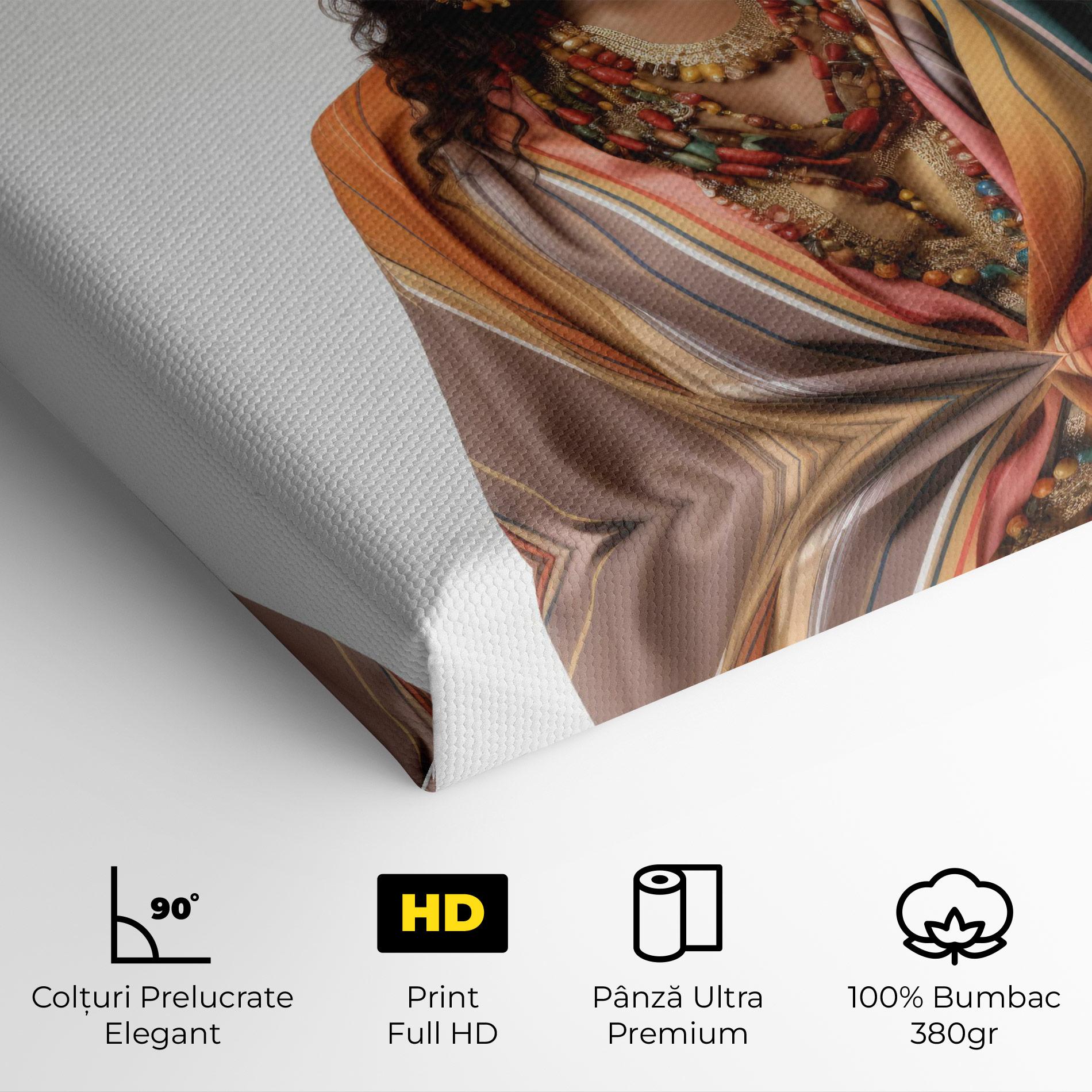 Tablou Canvas East African Woman mockup 4