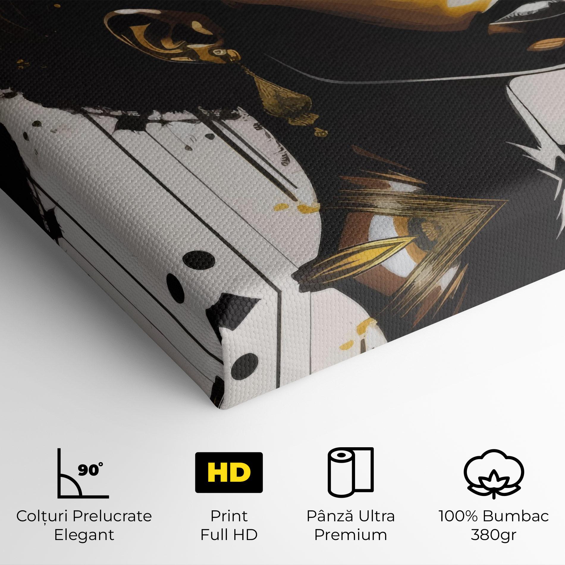 Tablou Canvas Gold African Woman mockup 4